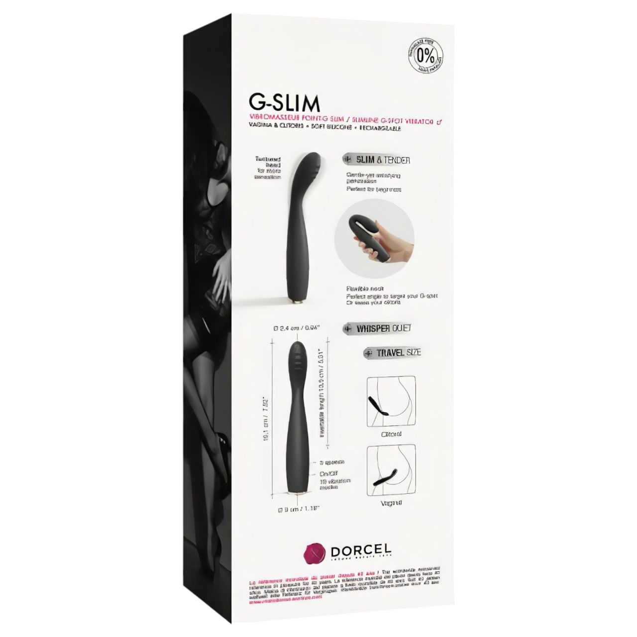 / Dorcel G-slim - akkus, G-pont vibrátor (fekete) / Dorcel G-slim - akkus, G-pont vibrátor (fekete)