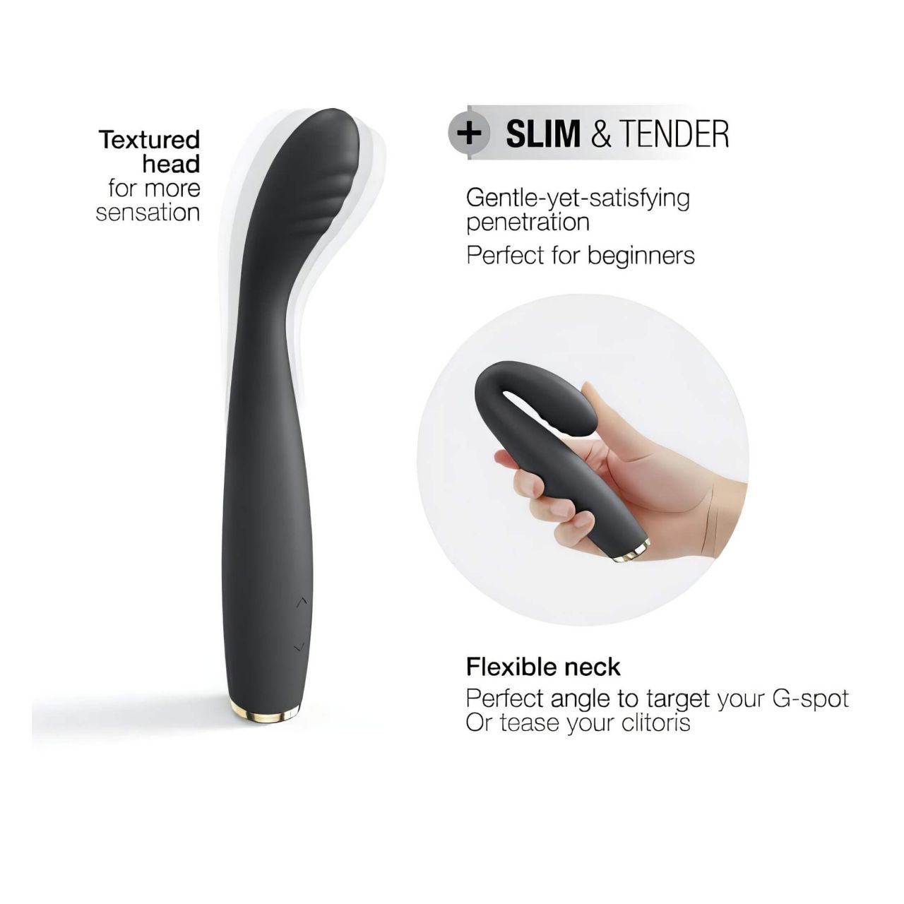 / Dorcel G-slim - akkus, G-pont vibrátor (fekete) / Dorcel G-slim - akkus, G-pont vibrátor (fekete)