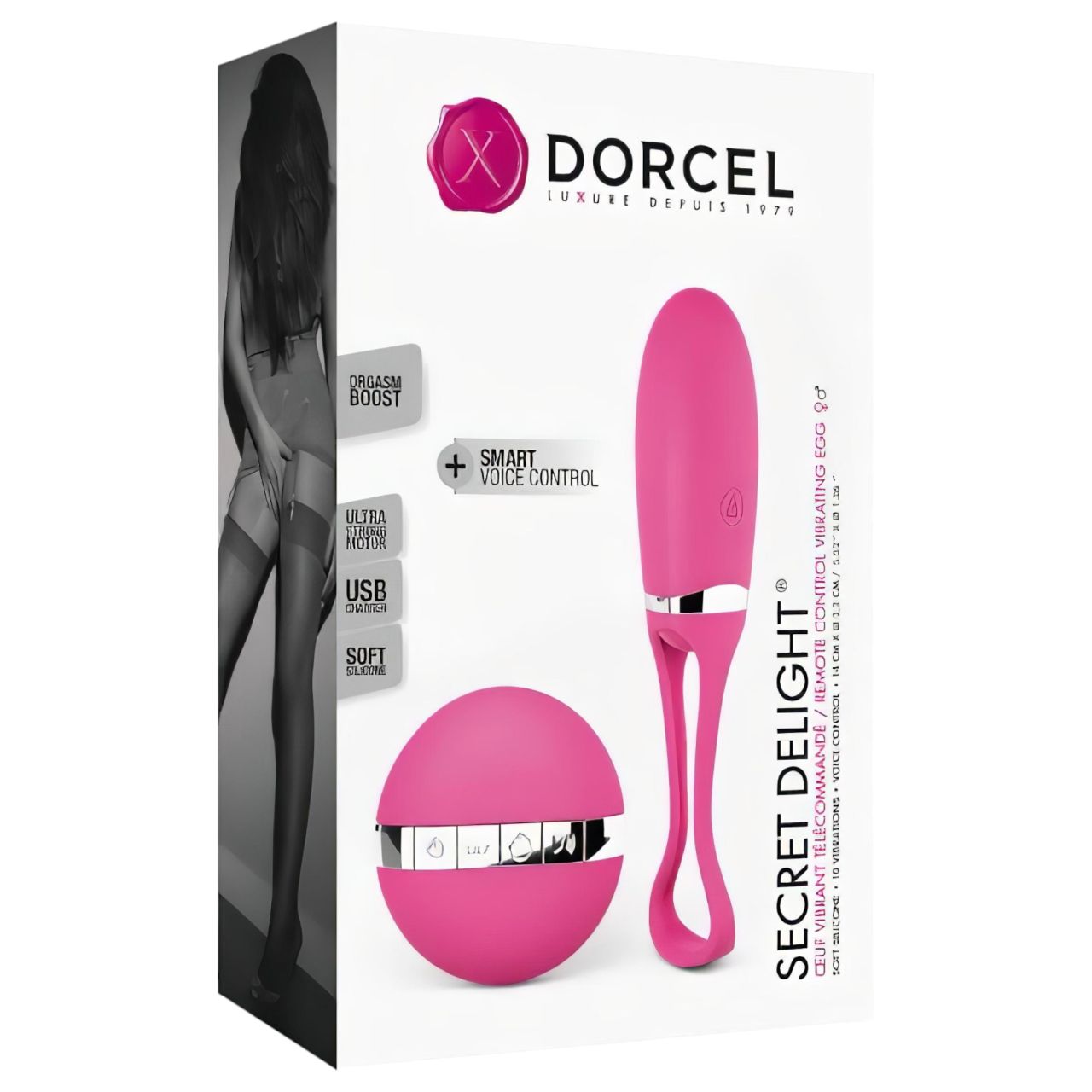 / Dorcel Secret Delight - rádiós vibrotojás (pink) / Dorcel Secret Delight - rádiós vibrotojás (pink)