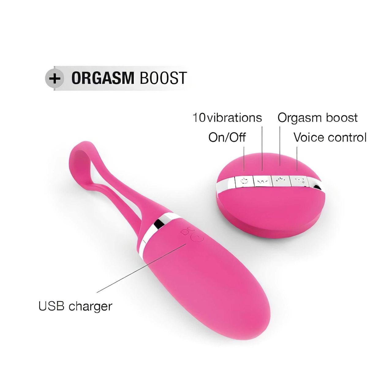 / Dorcel Secret Delight - rádiós vibrotojás (pink) / Dorcel Secret Delight - rádiós vibrotojás (pink)