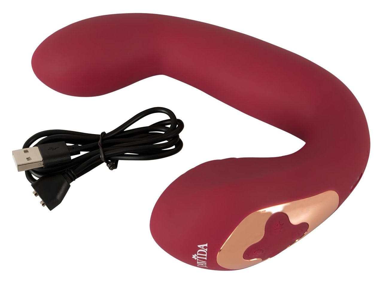 Javida Thumping - pulzáló G-pont és csikló vibrátor (piros) Javida Thumping - pulzáló G-pont és csikló vibrátor (piros)