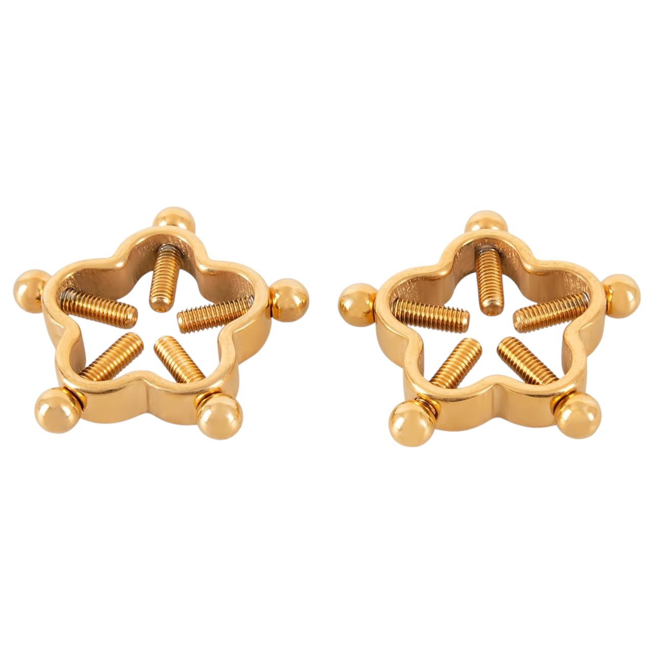 Bad Kitty - csavaros mellbimbó ékszer (virág) - arany Bad Kitty - csavaros mellbimbó ékszer (virág) - arany