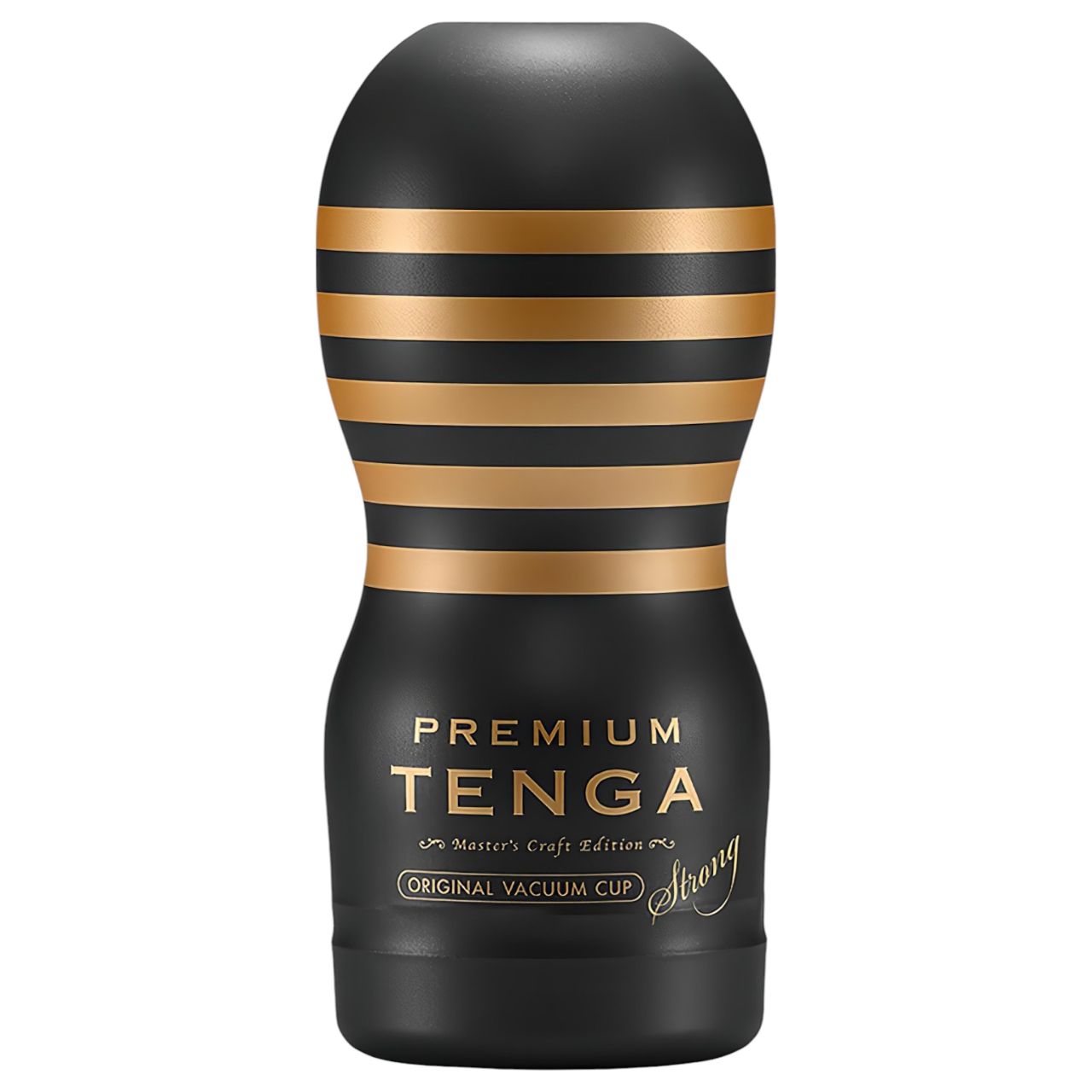 TENGA Premium Strong - eldobható maszturbátor (fekete)