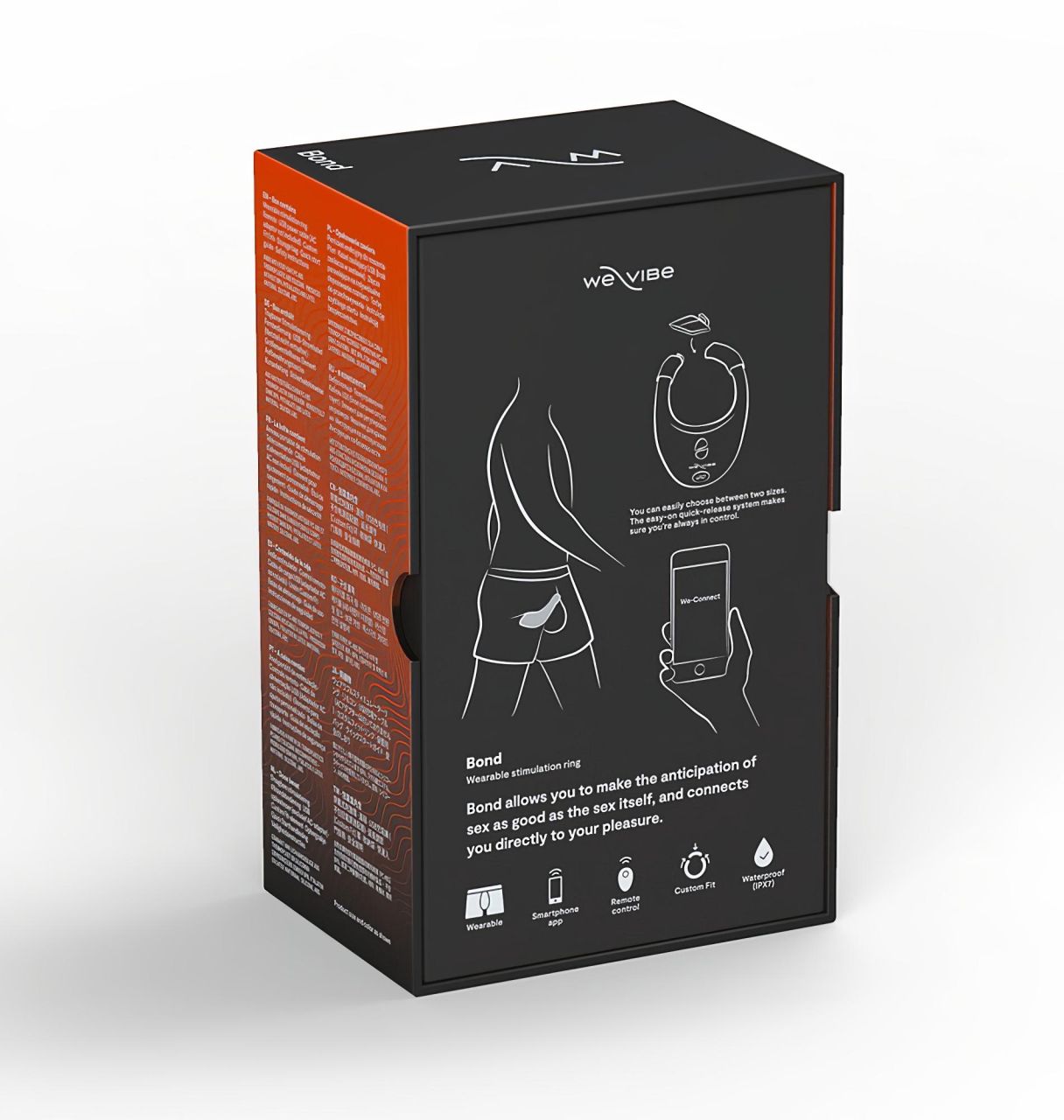 / We-Vibe Bond - okos vibrációs péniszgyűrű (fekete) / We-Vibe Bond - okos vibrációs péniszgyűrű (fekete)