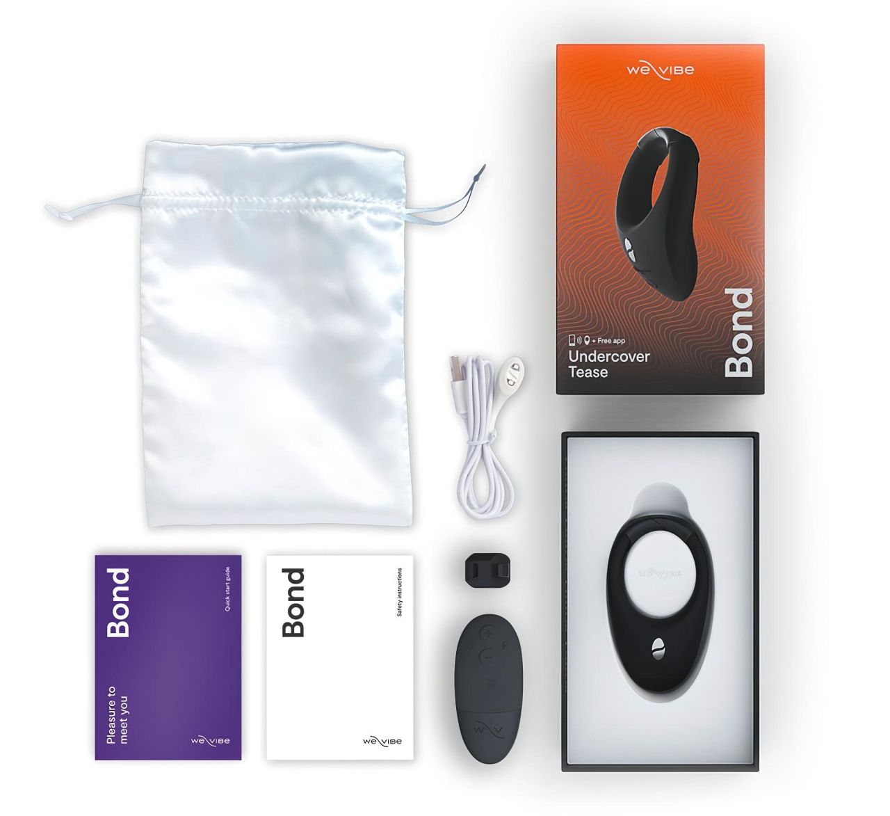 / We-Vibe Bond - okos vibrációs péniszgyűrű (fekete) / We-Vibe Bond - okos vibrációs péniszgyűrű (fekete)