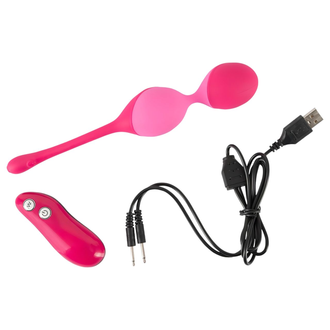 SMILE Love Balls - rádiós vibrációs tojás -82g (pink) SMILE Love Balls - rádiós vibrációs tojás -82g (pink)