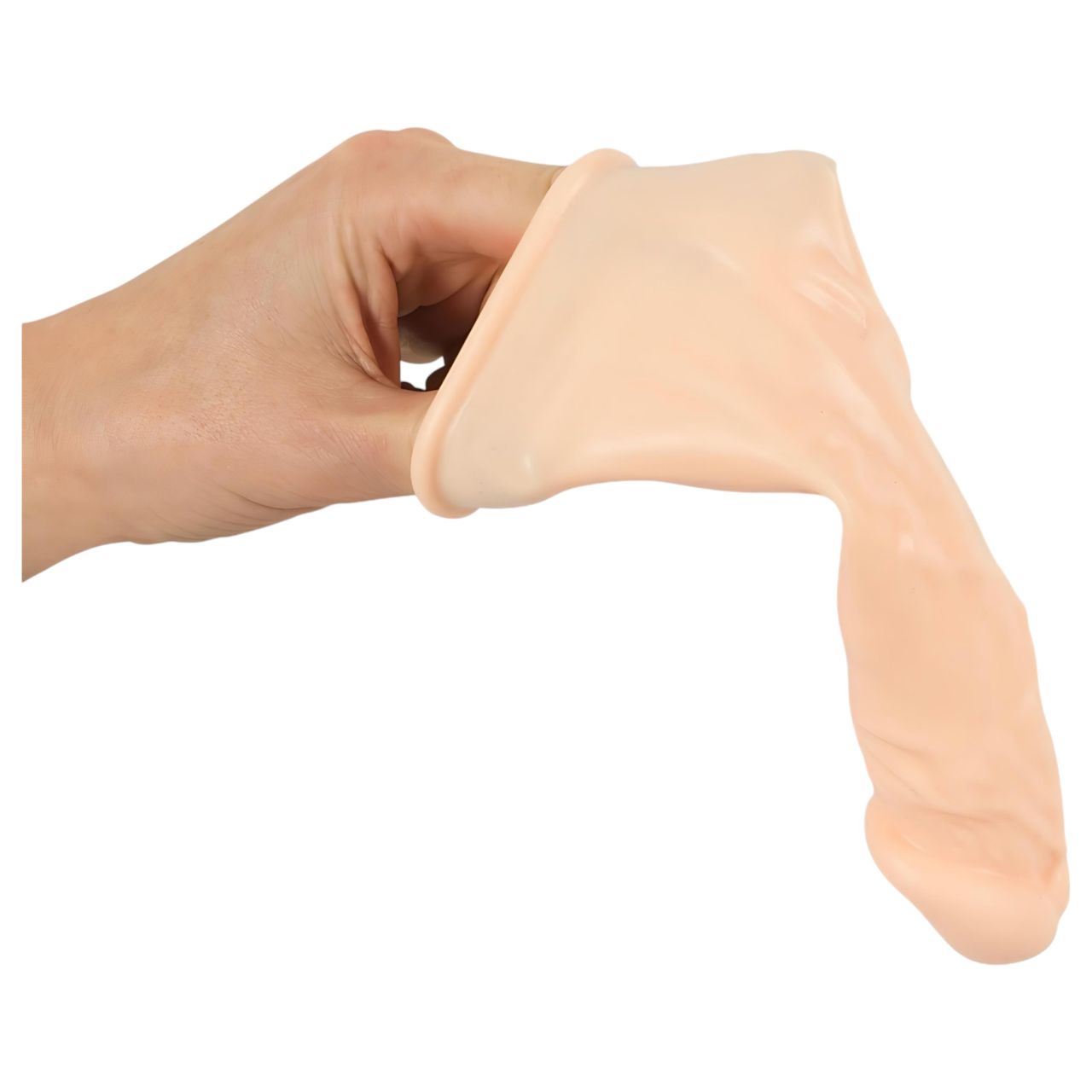 You2Toys - Silicone - hosszabbító péniszköpeny (natúr) - 19cm You2Toys - Silicone - hosszabbító péniszköpeny (natúr) - 19cm