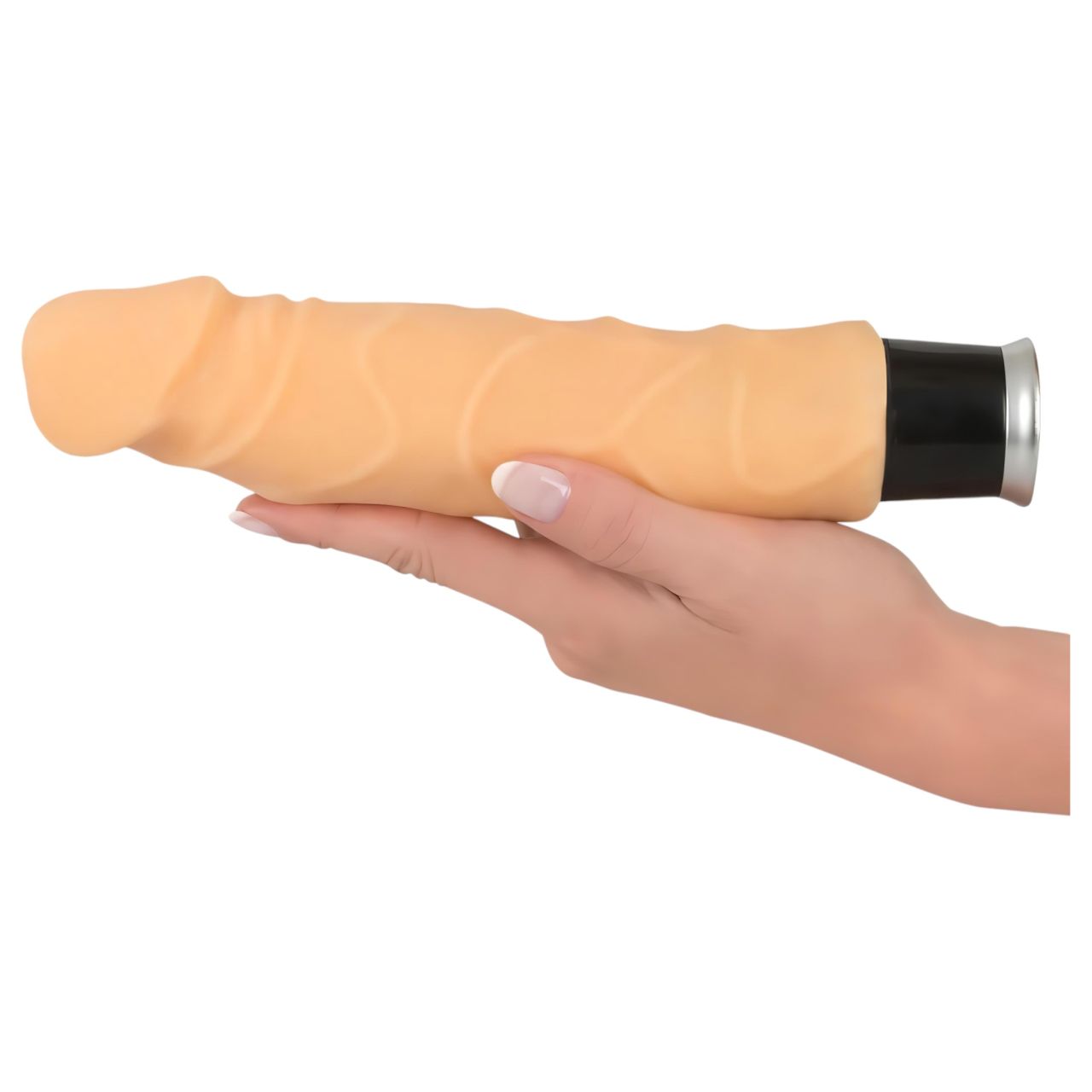 Nature Skin - élethű vibrátor - natúr (23cm)