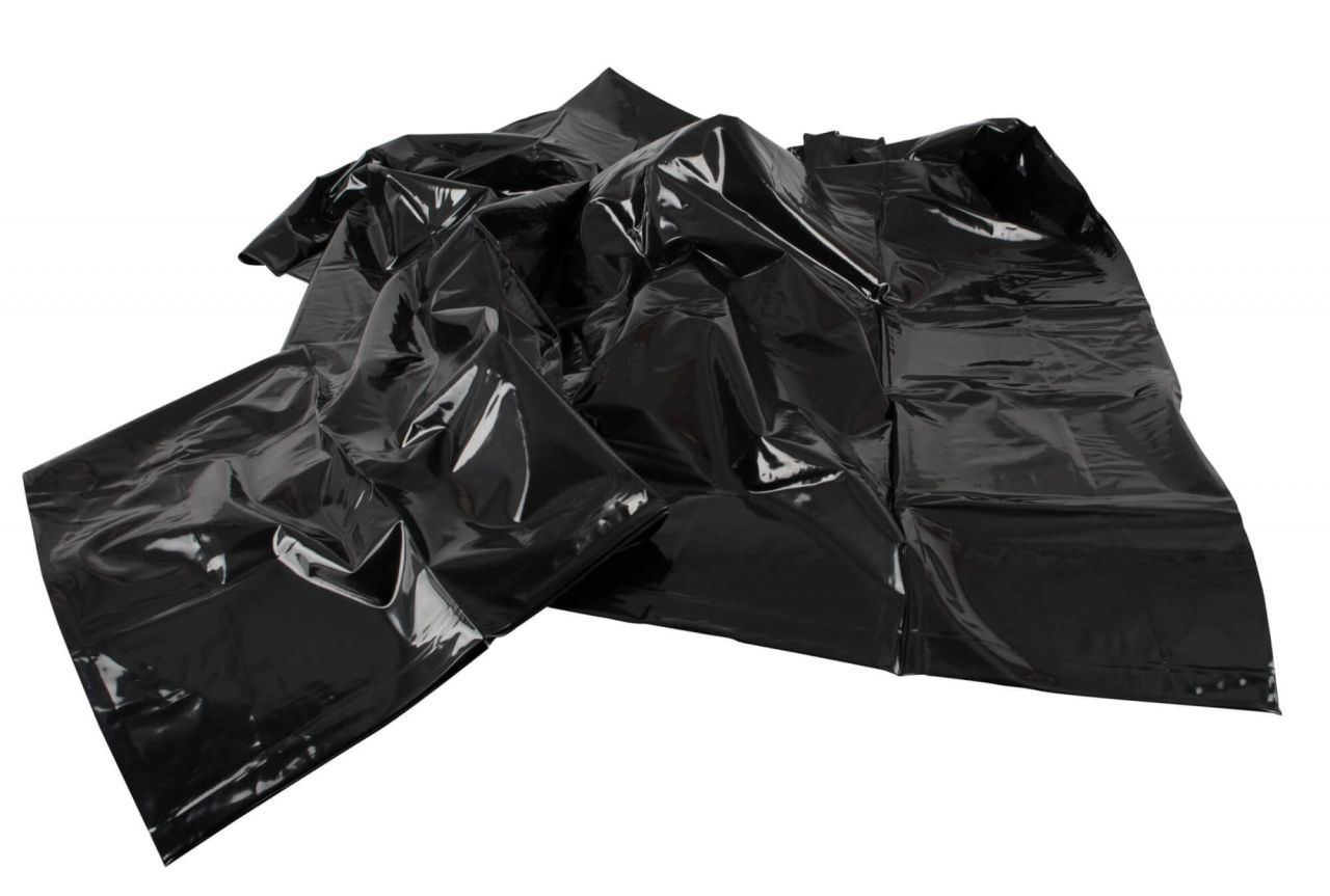 Fényes takaróhuzat -fekete (135 x 200cm)