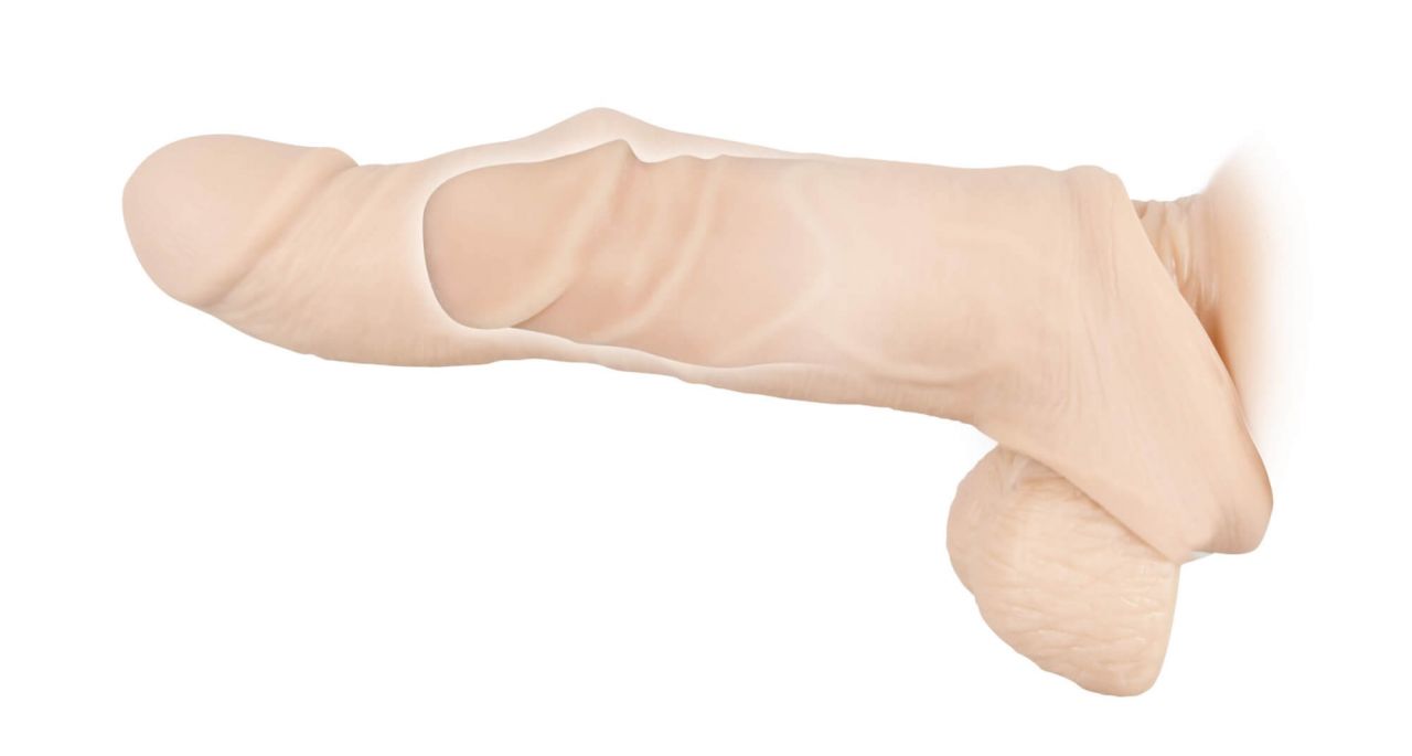 Nature Skin - Heregyűrűs hosszabbító péniszköpeny