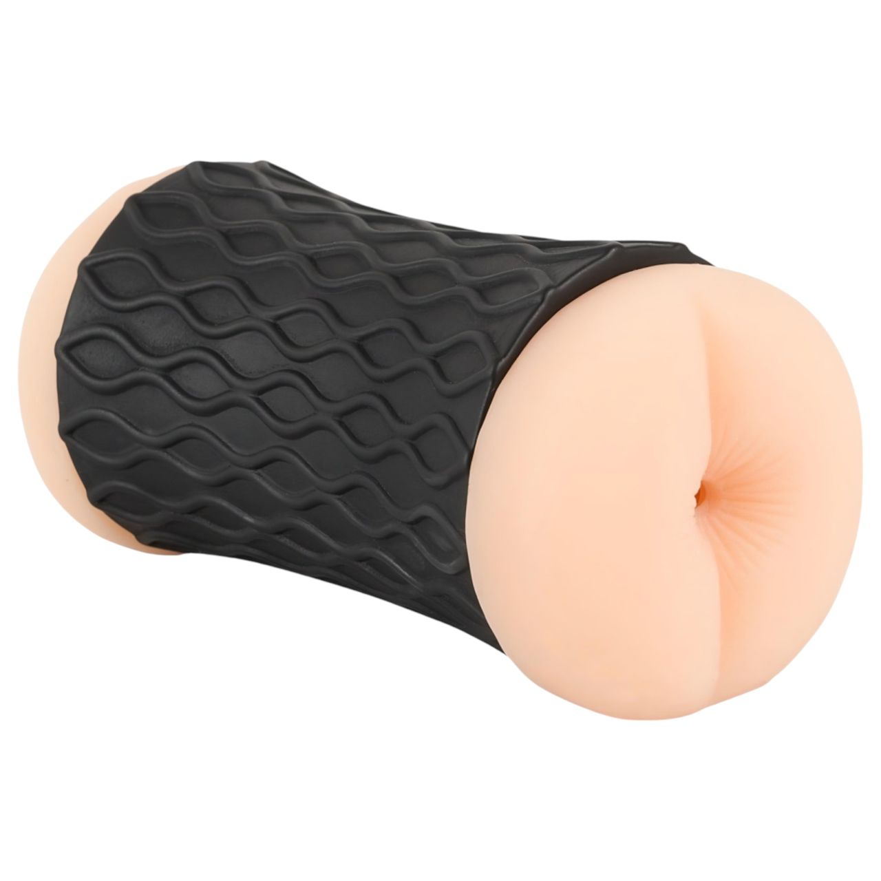 Nature Skin - punci és popsi maszturbátor (natúr-fekete) Nature Skin - punci és popsi maszturbátor (natúr-fekete)