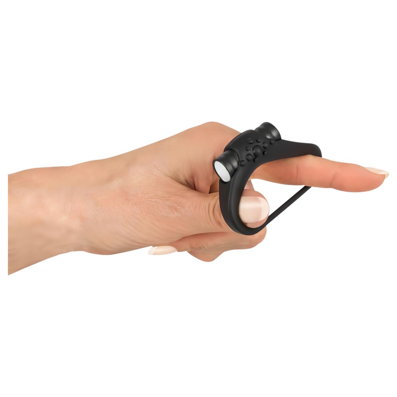 SMILE Stayer - vibrációs péniszgyűrű (fekete) SMILE Stayer - vibrációs péniszgyűrű (fekete)
