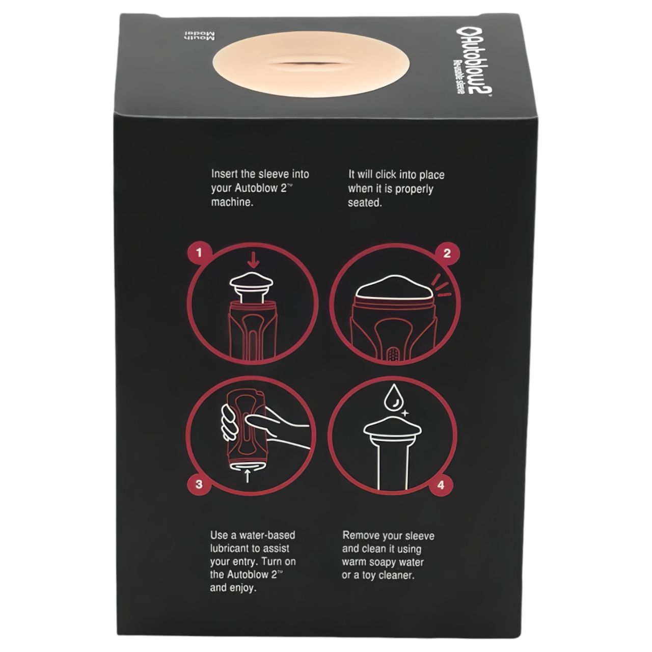 / Autoblow 2+ B típusú pótbetét (száj)