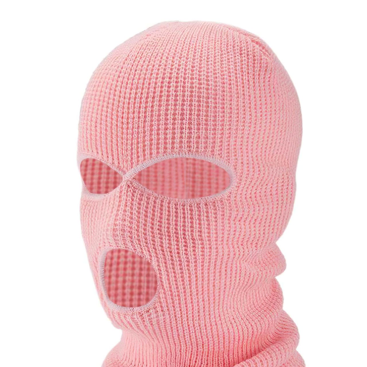 Balaclava - kötött szopó maszk 3 nyílással (pink) Balaclava - kötött szopó maszk 3 nyílással (pink)