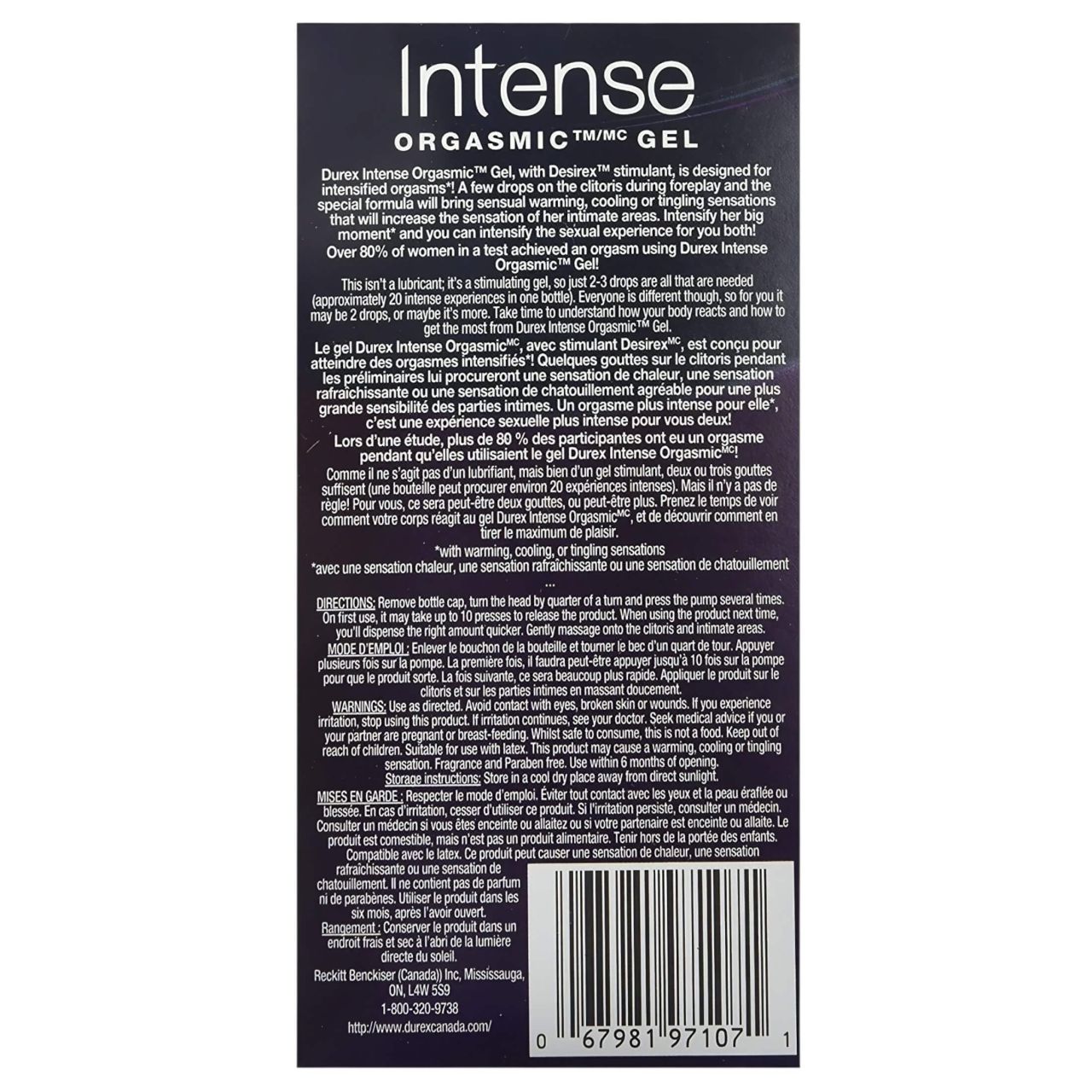 Durex Intense - stimuláló intim gél nőknek (10ml) Durex Intense - stimuláló intim gél nőknek (10ml)