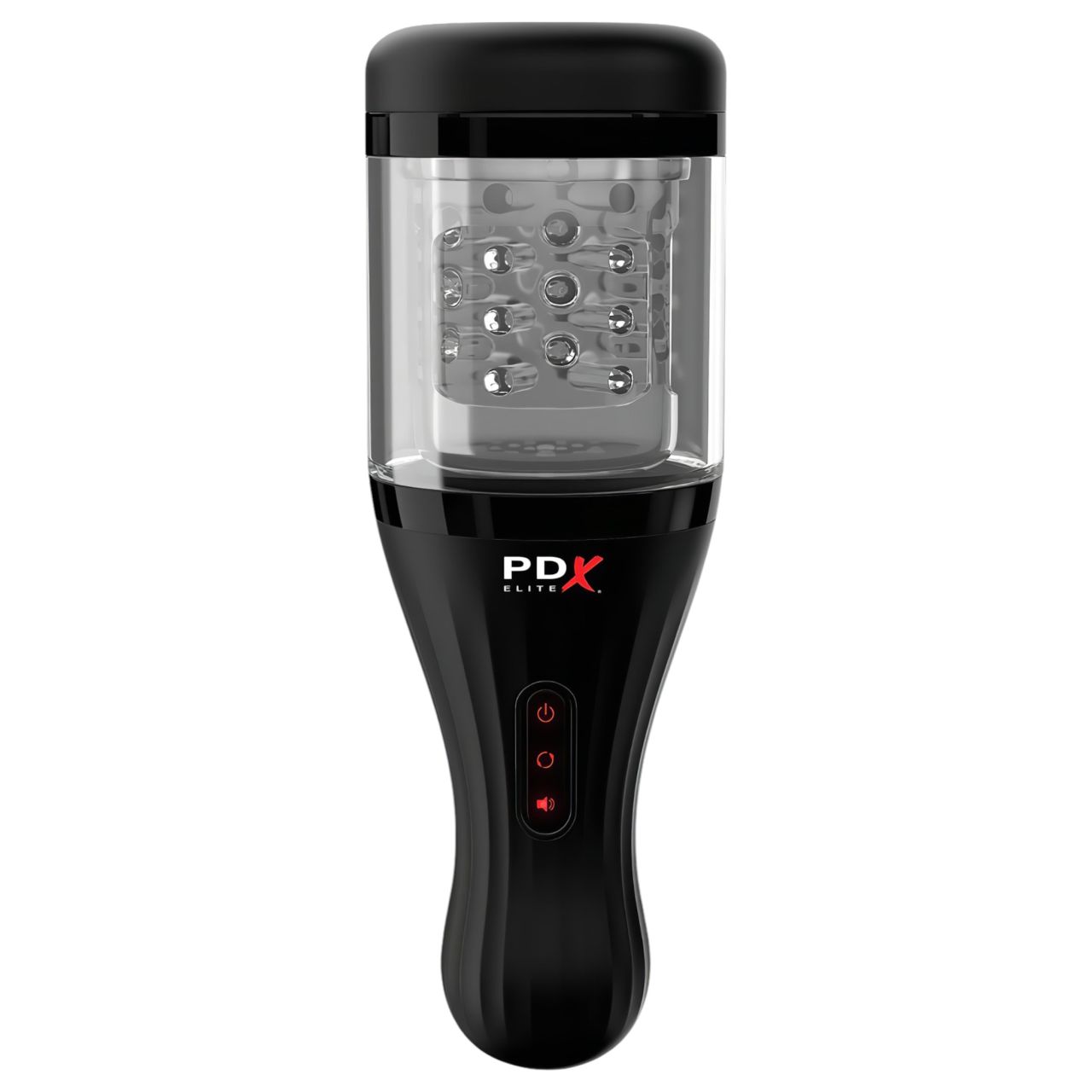 PDX Elite Rotobator - műpunci (átlátszó-fekete)