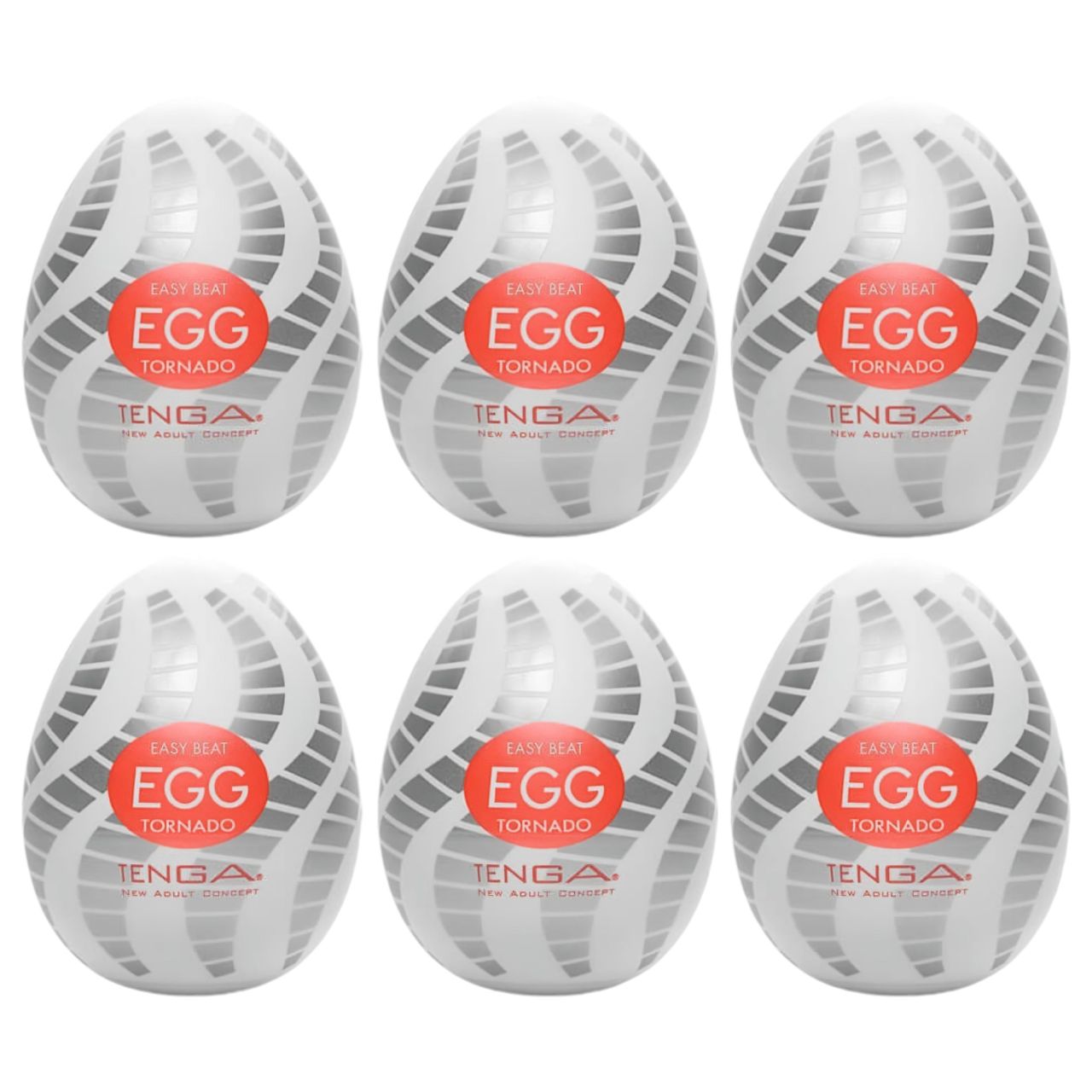 TENGA Egg Tornado - maszturbációs tojás (6db)