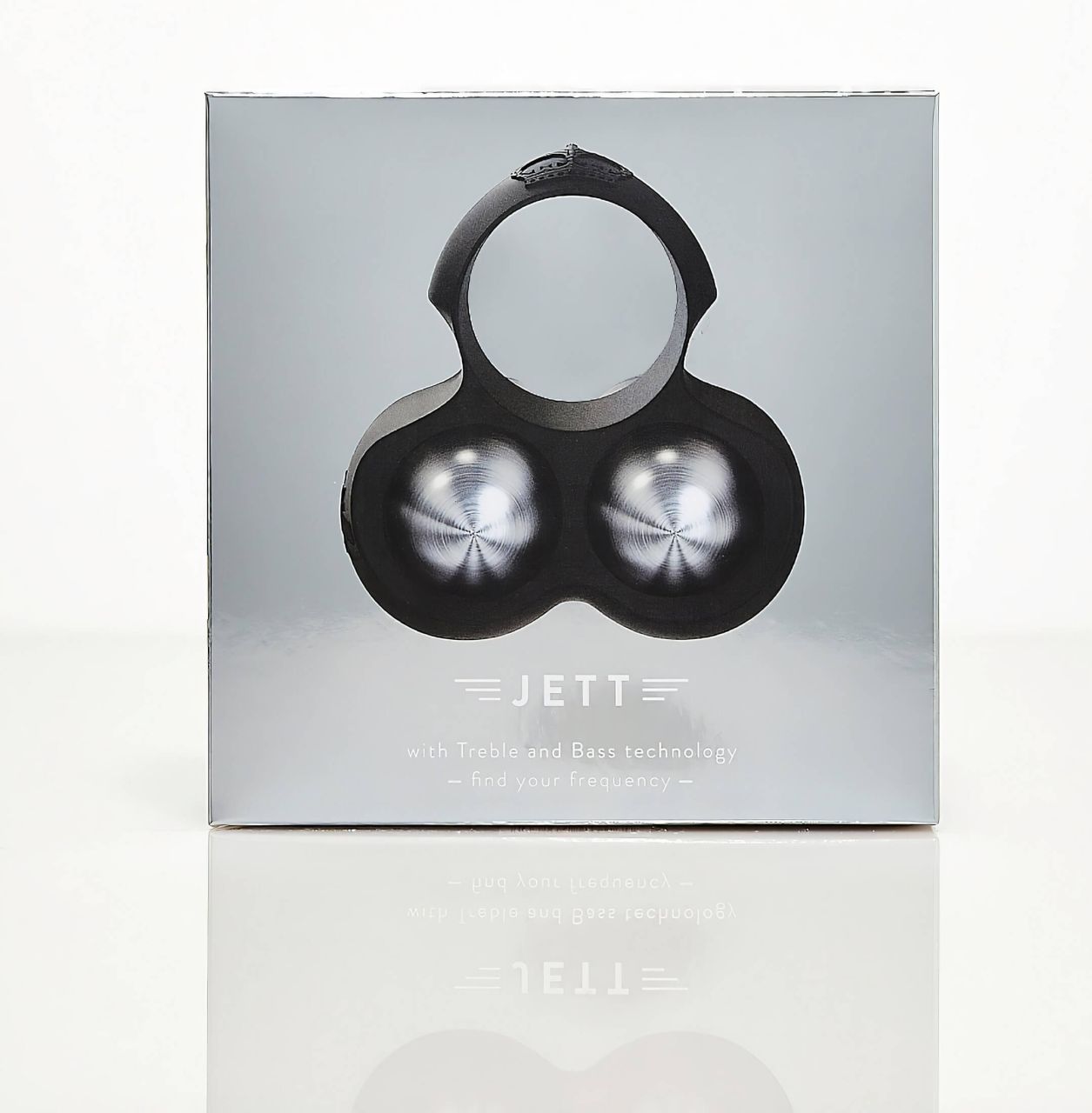 HOT Octopuss JETT - 2 motoros makkvibrátor (fekete)