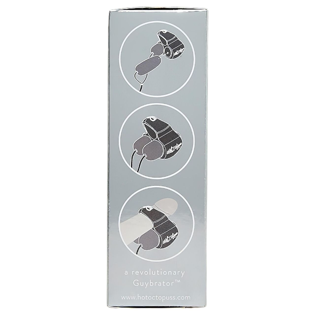 HOT Octopuss JETT - 2 motoros makkvibrátor (fekete)