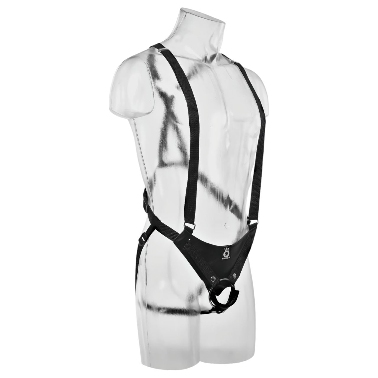 King Cock Strap-on 11 - üreges, felcsatolható dildó hámmal (28cm) King Cock Strap-on 11 - üreges, felcsatolható dildó hámmal (28cm)