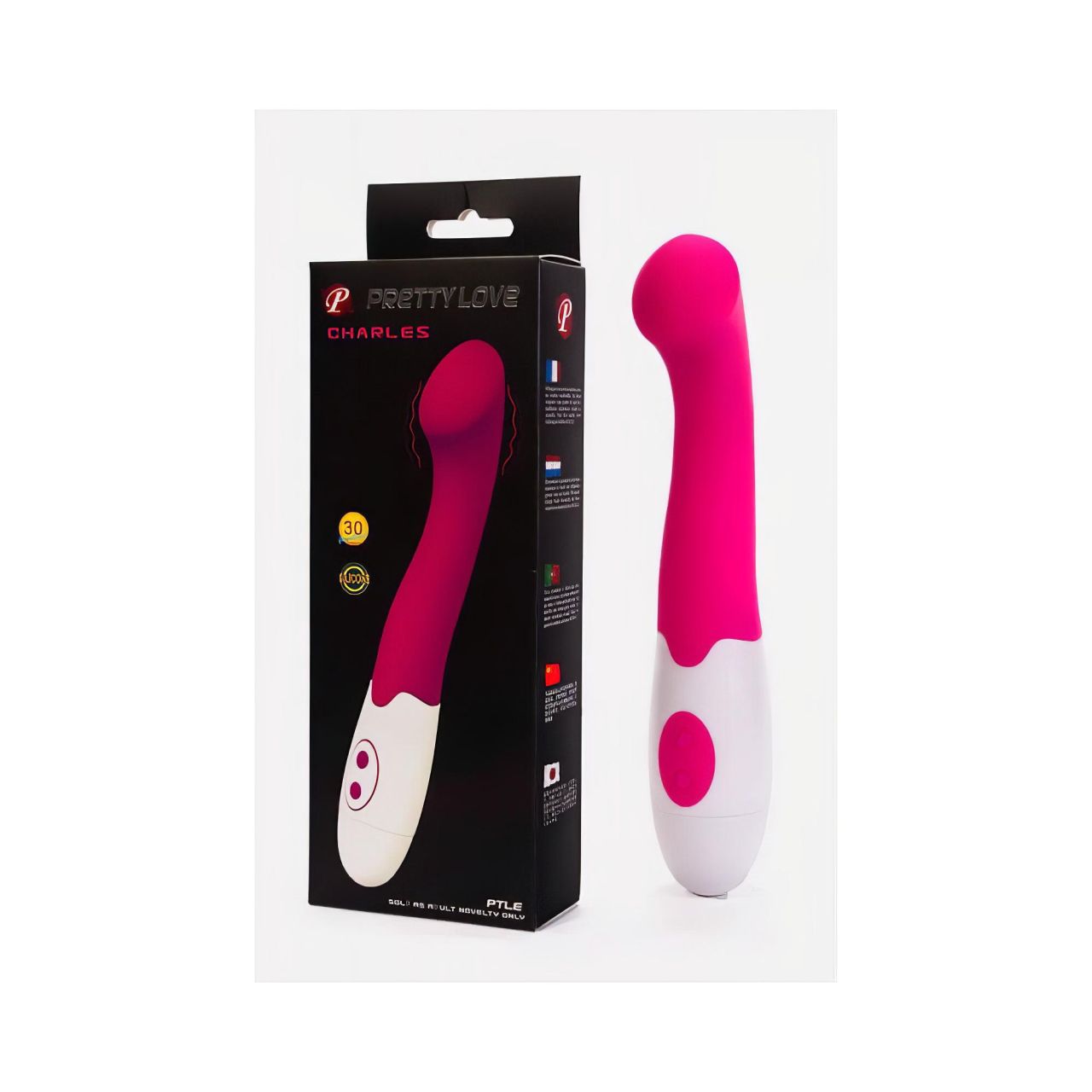 Pretty Love Charles - vízálló G-pont vibrátor (pink) Pretty Love Charles - vízálló G-pont vibrátor (pink)