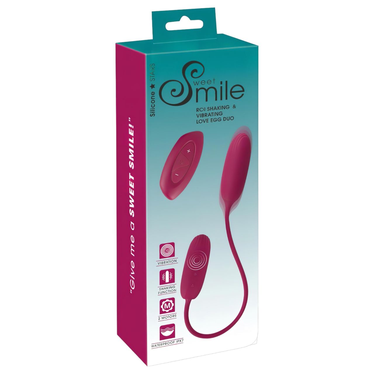 Smile Love Egg Duo - vibrációs tojás (popsi+punci) Smile Love Egg Duo - vibrációs tojás (popsi+punci)