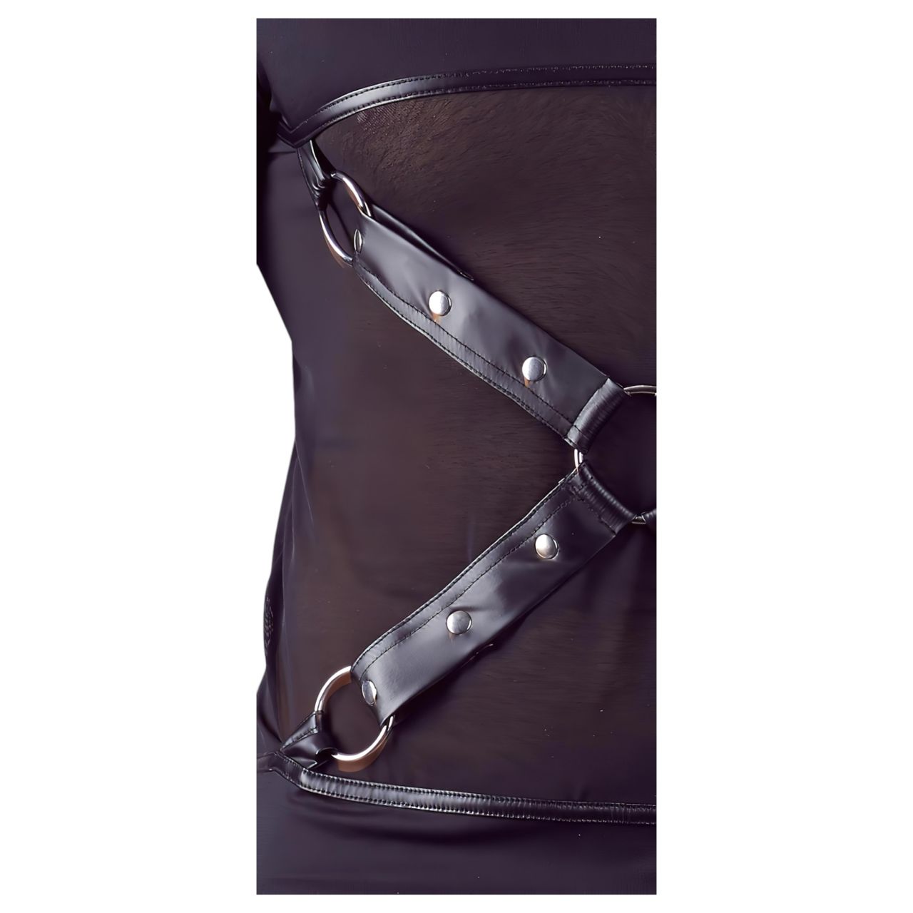 NEK - keresztpántos hosszúujjú férfi felső (fekete) NEK - keresztpántos hosszúujjú férfi felső (fekete)