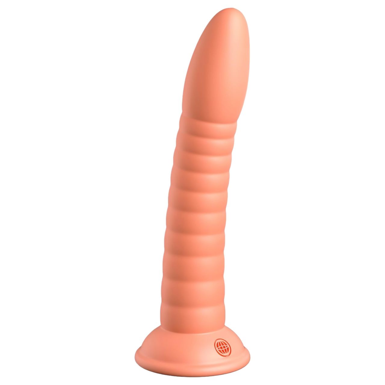 Dillio Wild Thing - barázdált dildó (19cm) - narancs Dillio Wild Thing - barázdált dildó (19cm) - narancs