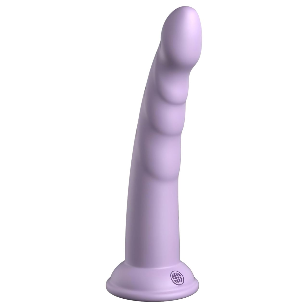 Dillio Slim Seven - tapadókorongos stimuláló dildó (20cm) - lila
