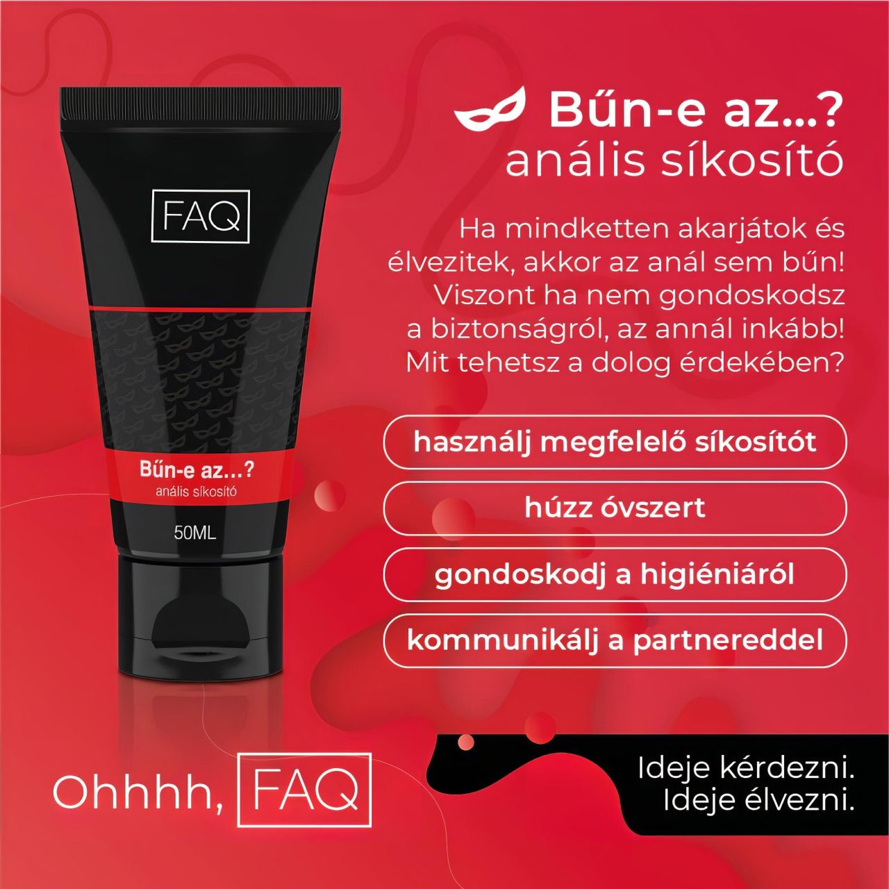 / FAQ - Bűn-e az…? anál síkosító (50ml) / FAQ - Bűn-e az…? anál síkosító (50ml)