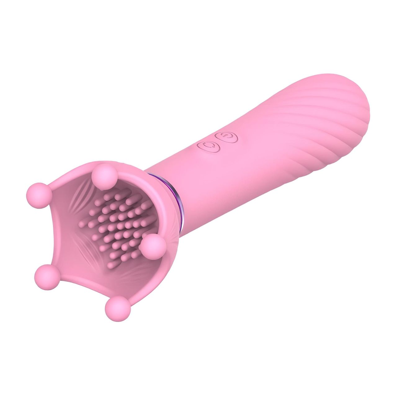 / Sunfo - 2in1 mellbimbó vibrátor (pink) / Sunfo - 2in1 mellbimbó vibrátor (pink)