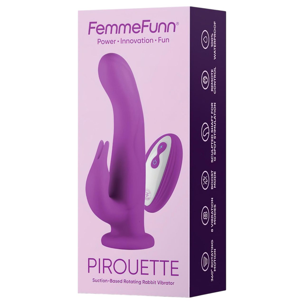 FemmeFunn Pirouette - akkus, rádiós, prémium vibrátor (lila) FemmeFunn Pirouette - akkus, rádiós, prémium vibrátor (lila)