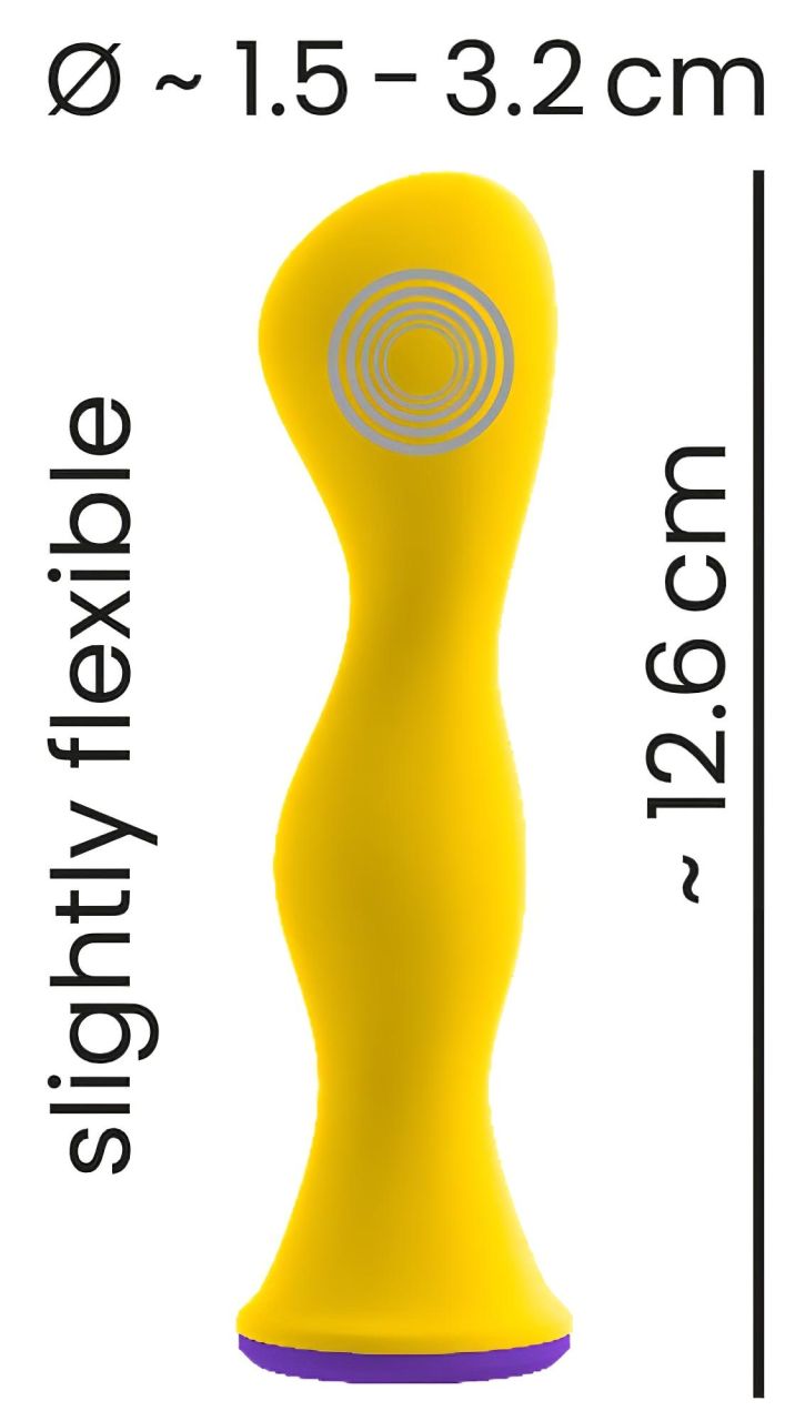 / You2Toys bunt. - akkus, vízálló anál vibrátor (sárga) / You2Toys bunt. - akkus, vízálló anál vibrátor (sárga)
