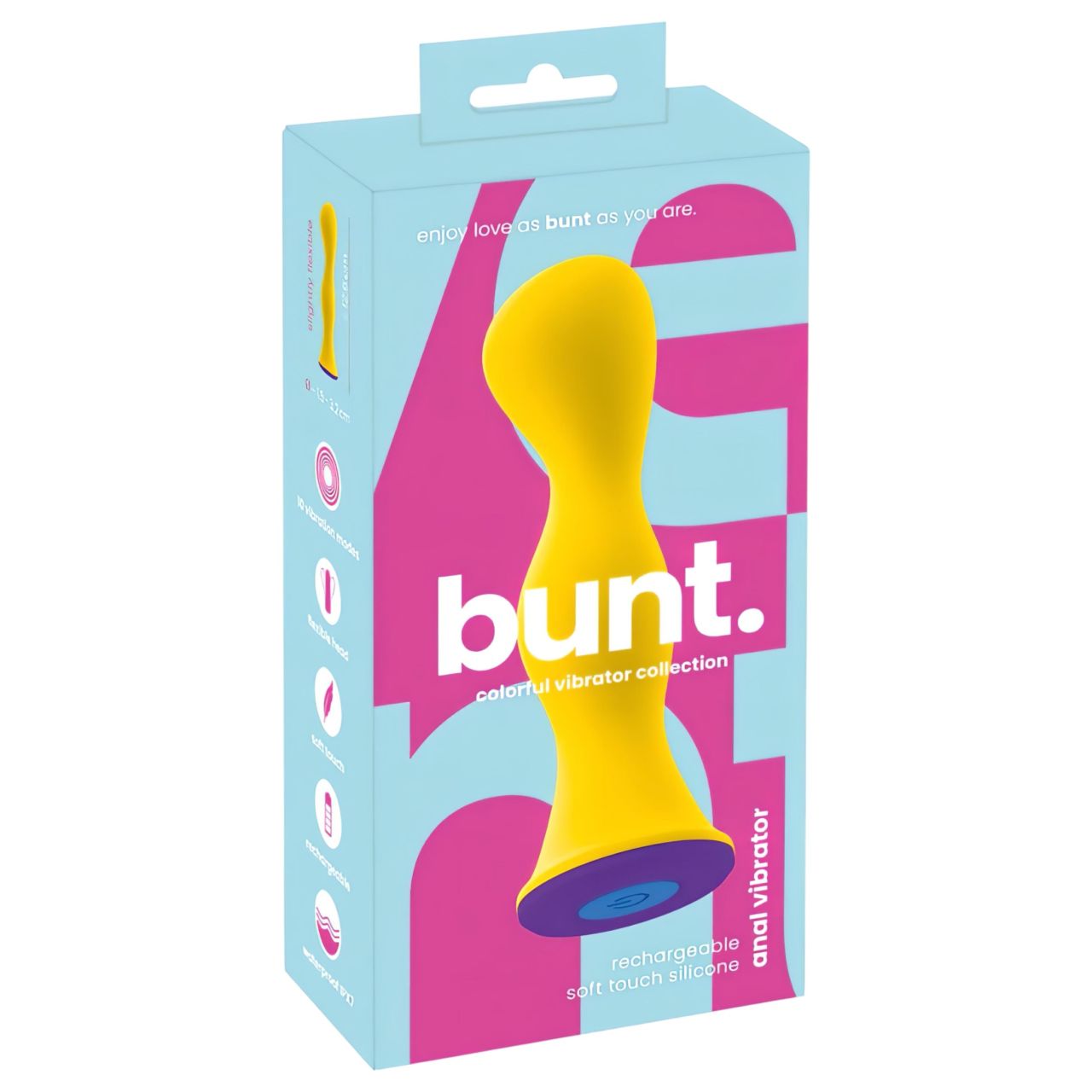 / You2Toys bunt. - akkus, vízálló anál vibrátor (sárga) / You2Toys bunt. - akkus, vízálló anál vibrátor (sárga)