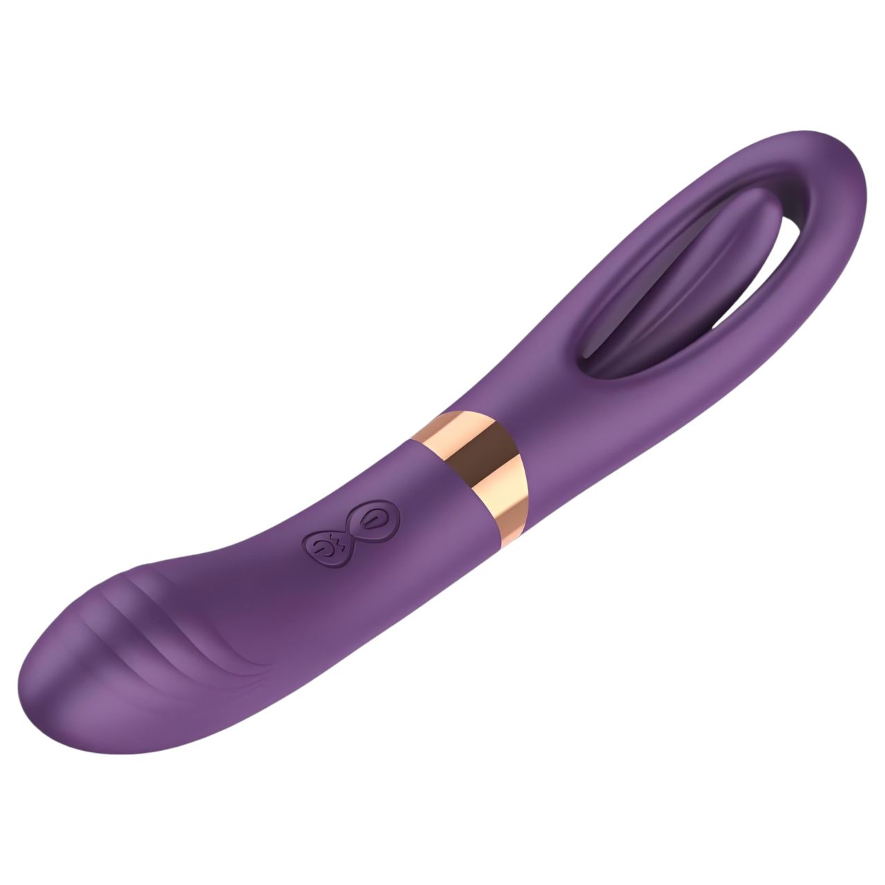 Funny Me Dual - akkus, 2in1 nyelves vibrátor (lila) Funny Me Dual - akkus, 2in1 nyelves vibrátor (lila)