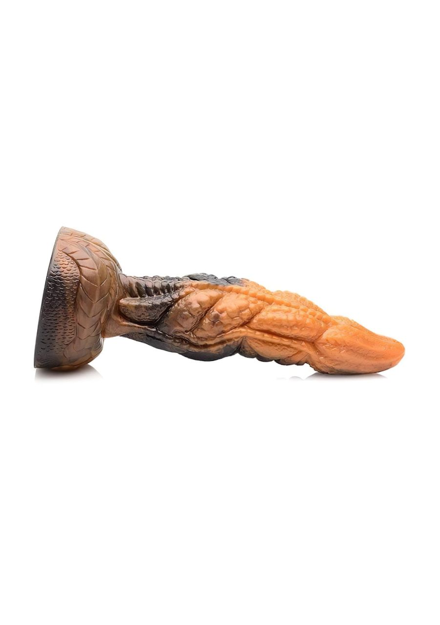 Creature Cocks Ravager - textúrált szilikon dildó - 20cm (narancs) Creature Cocks Ravager - textúrált szilikon dildó - 20cm (narancs)