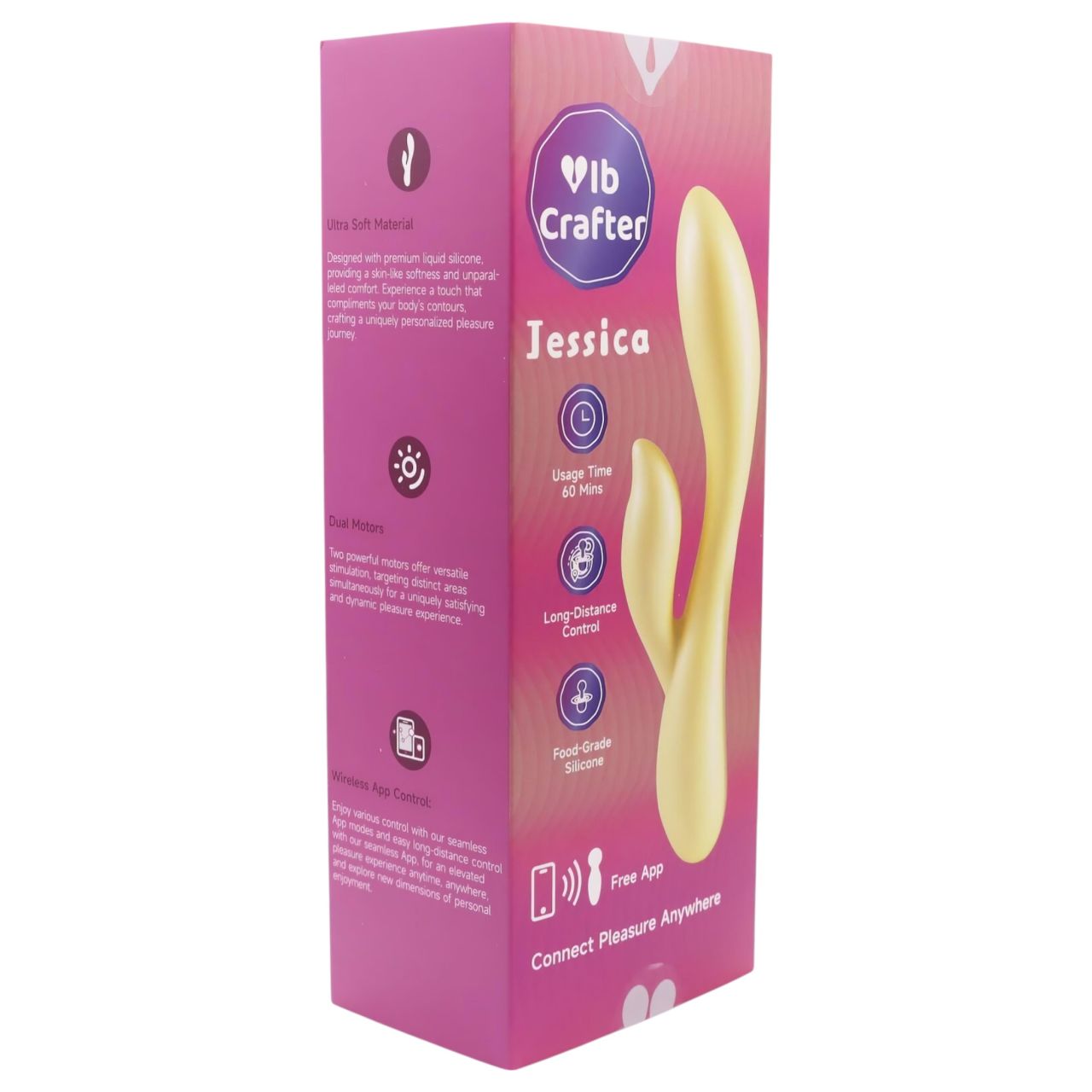 / LP Jessica - okos, csiklókaros vibrátor (sárga) / LP Jessica - okos, csiklókaros vibrátor (sárga)