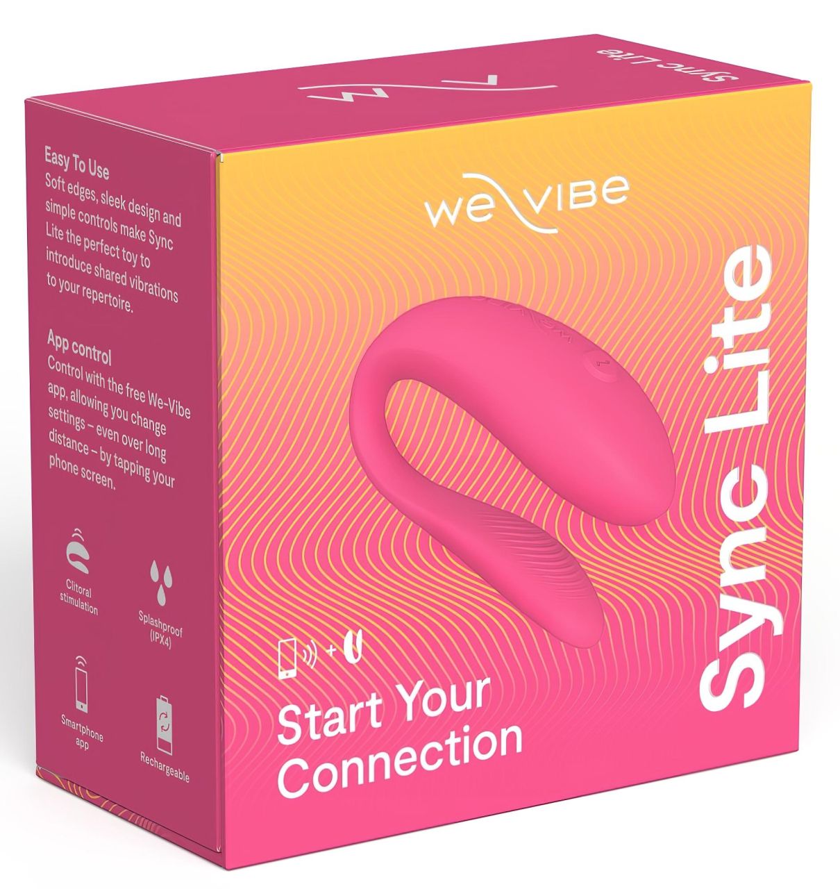 We-Vibe Sync Lite - okos, rádiós párvibrátor (pink)