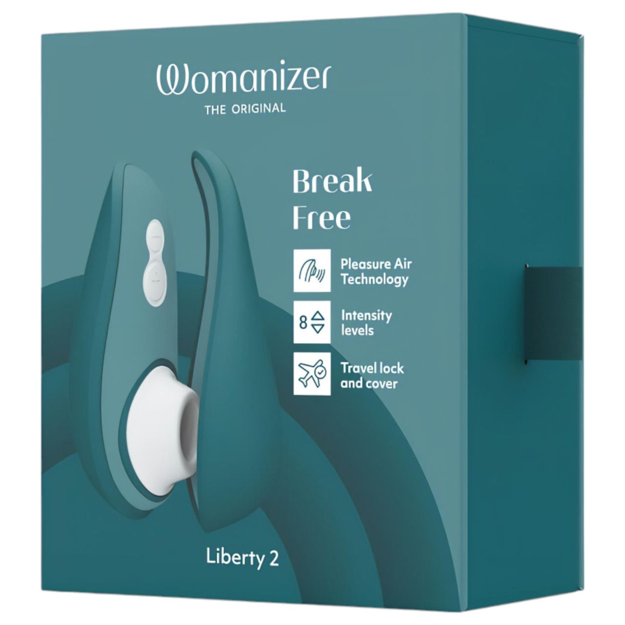 Womanizer Liberty 2 - akkus léghullámos csiklóizgató (sötét zöld) Womanizer Liberty 2 - akkus léghullámos csiklóizgató (sötét zöld)