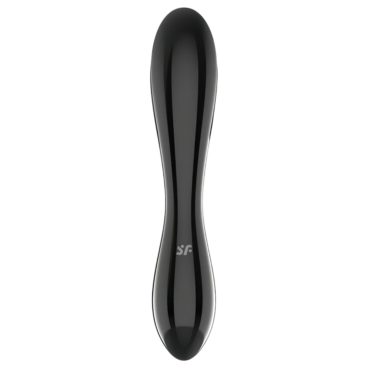 Satisfyer Dazzling Crystal 1 - kétvégű üveg dildó (fekete) Satisfyer Dazzling Crystal 1 - kétvégű üveg dildó (fekete)