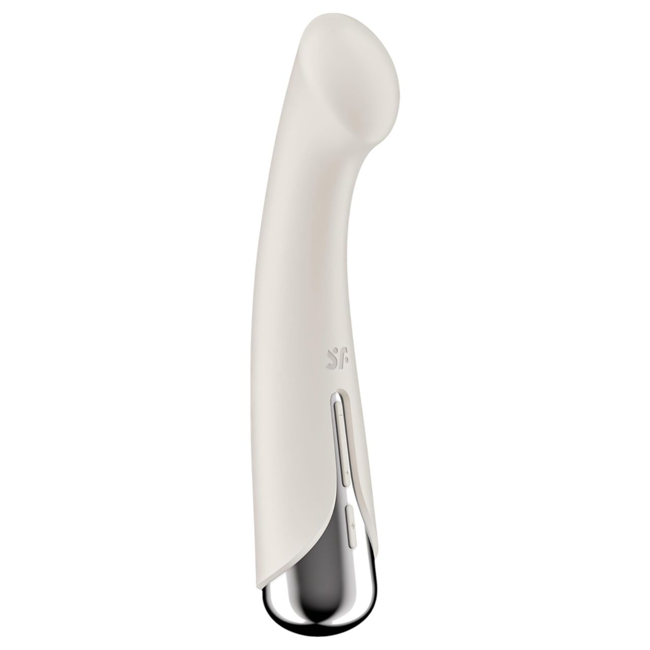 Satisfyer Spinning G-Spot 1 - forgó fejes G-pont vibrátor (bézs)