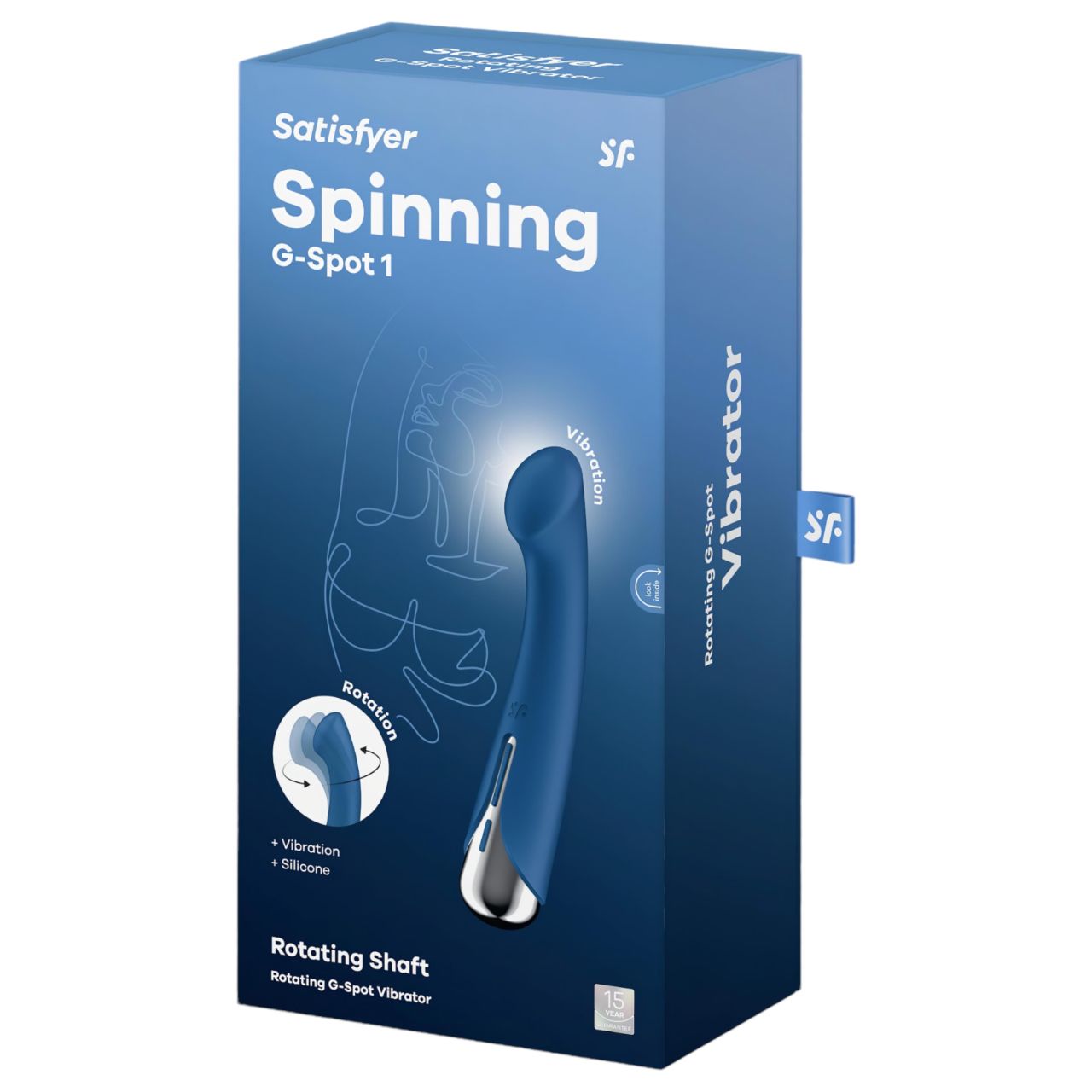 Satisfyer Spinning G-Spot 1 - forgó fejes G-pont vibrátor (kék) Satisfyer Spinning G-Spot 1 - forgó fejes G-pont vibrátor (kék)