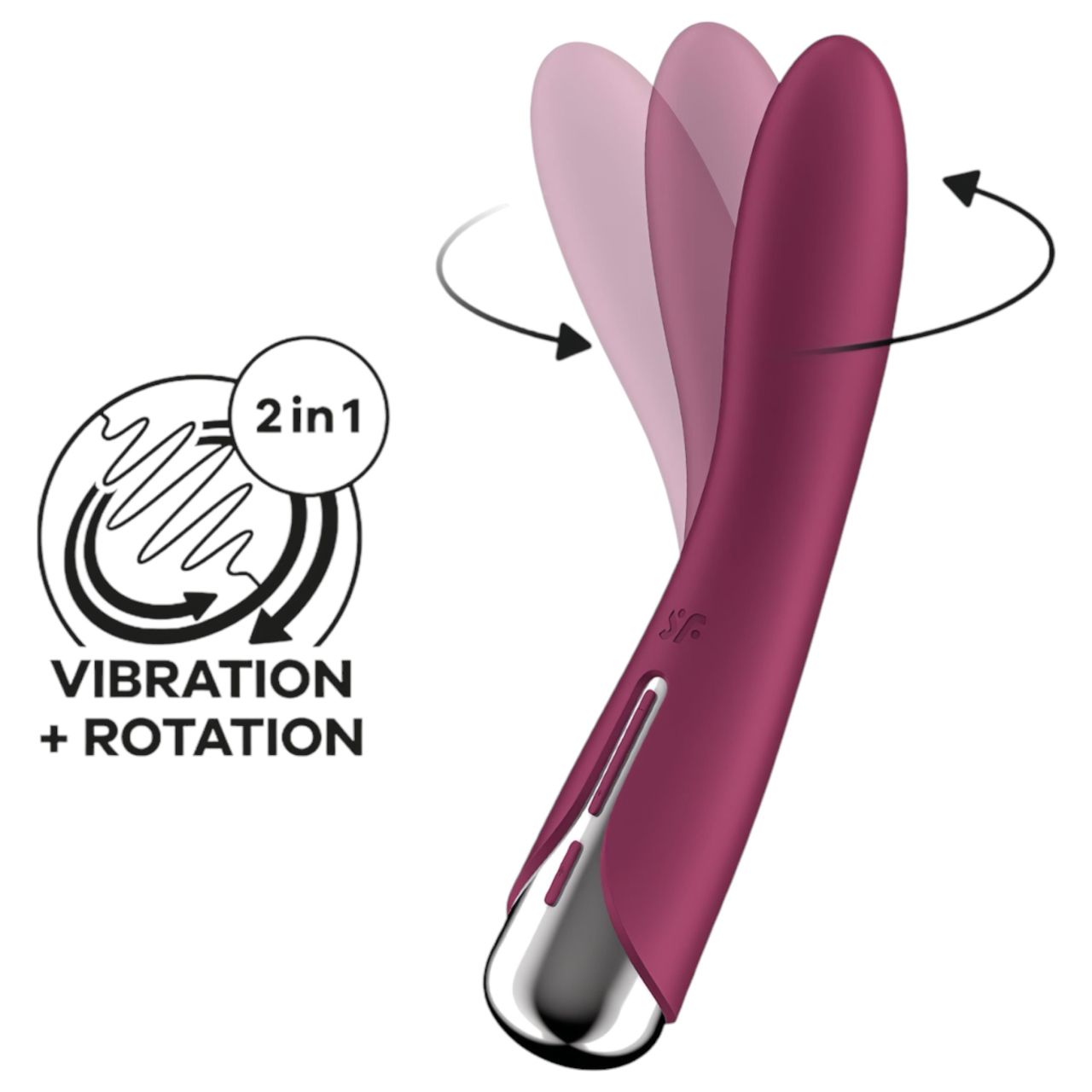 Satisfyer Spinning Vibe 1 - forgó fejes G-pont vibrátor (piros) Satisfyer Spinning Vibe 1 - forgó fejes G-pont vibrátor (piros)
