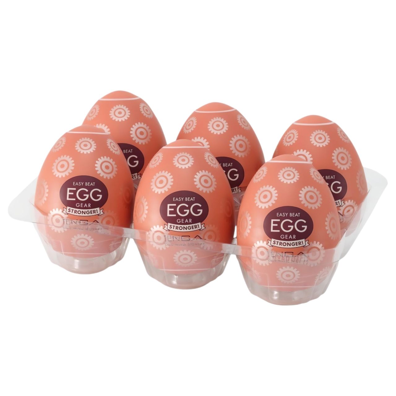 TENGA Egg Gear Stronger - maszturbációs tojás (6db)