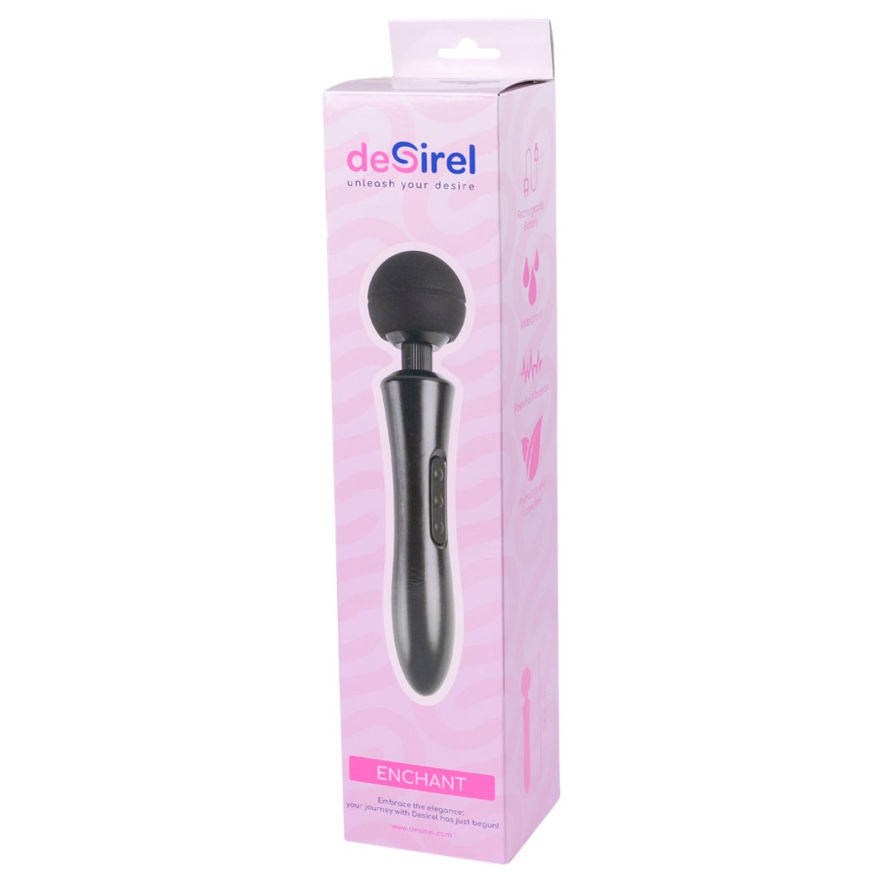 Desirel Enchant - masszírozó vibrátor (fekete) Desirel Enchant - masszírozó vibrátor (fekete)