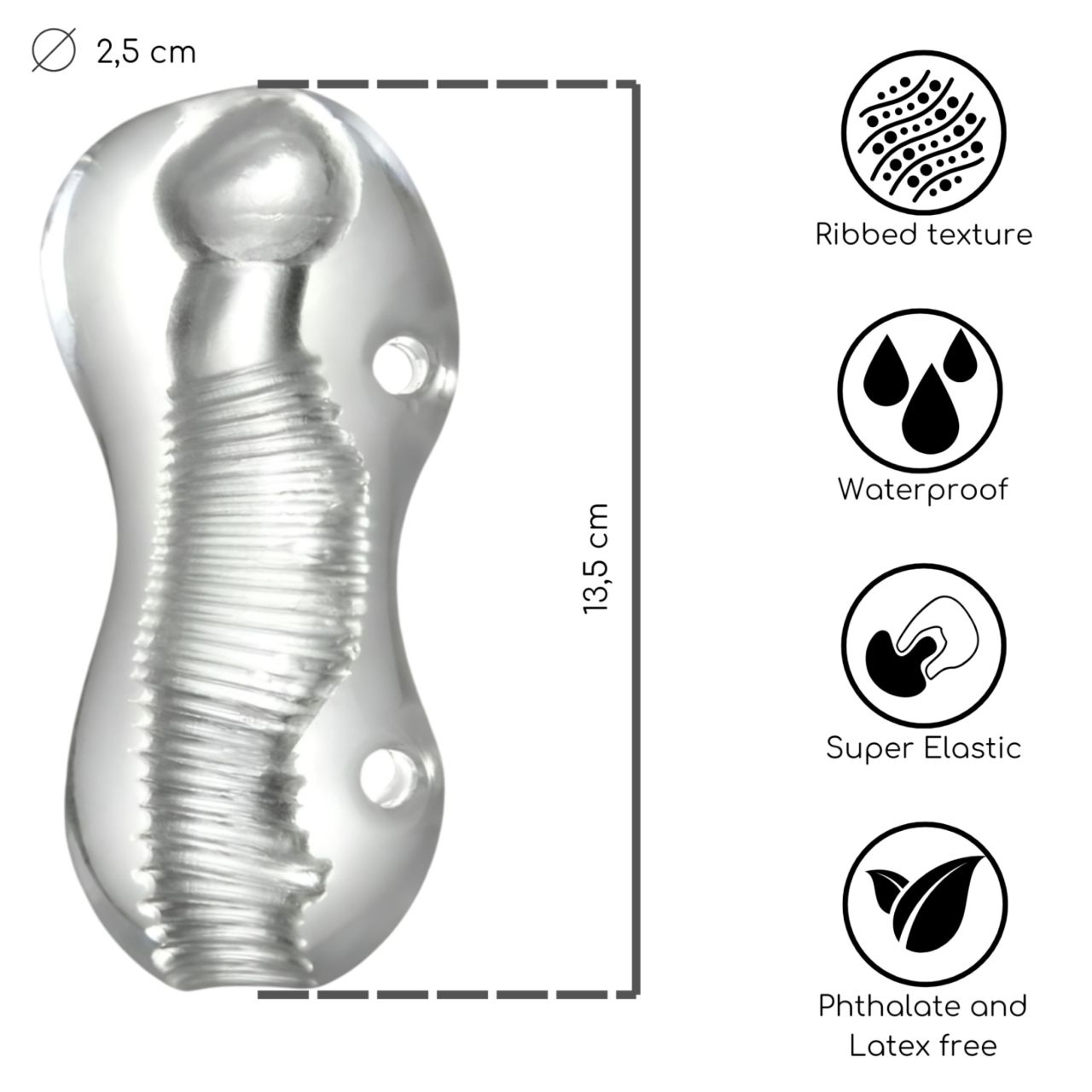 / Desirel Vortex - maszturbátor (átlátszó) / Desirel Vortex - maszturbátor (átlátszó)