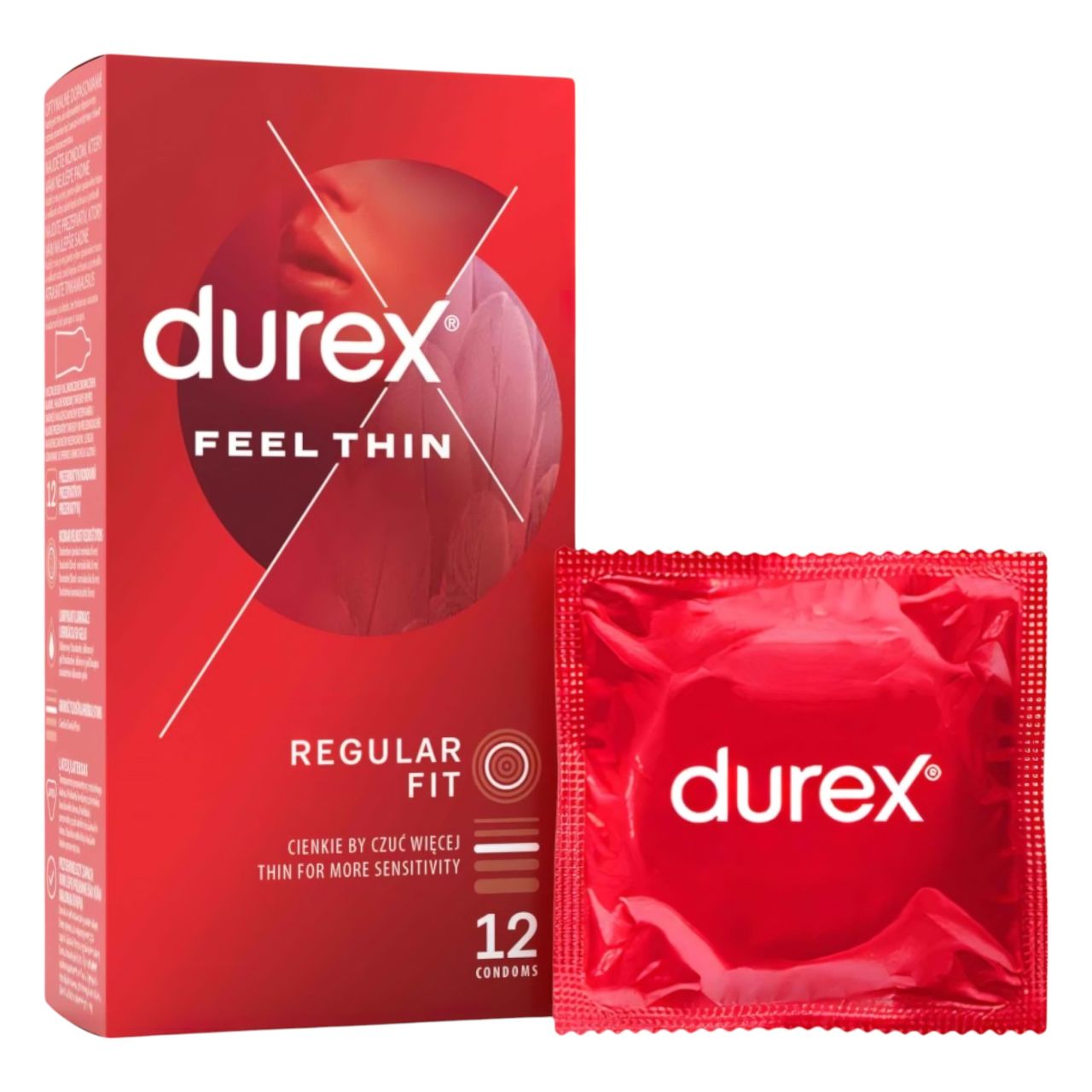 Durex Feel Thin - élethű érzés óvszer csomag (2x12db) Durex Feel Thin - élethű érzés óvszer csomag (2x12db)