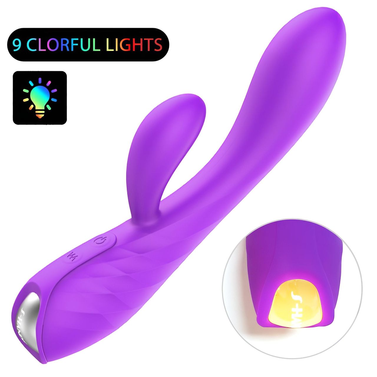 Sex HD Muses - akkus, vízálló melegítő vibrátor (lila) Sex HD Muses - akkus, vízálló melegítő vibrátor (lila)