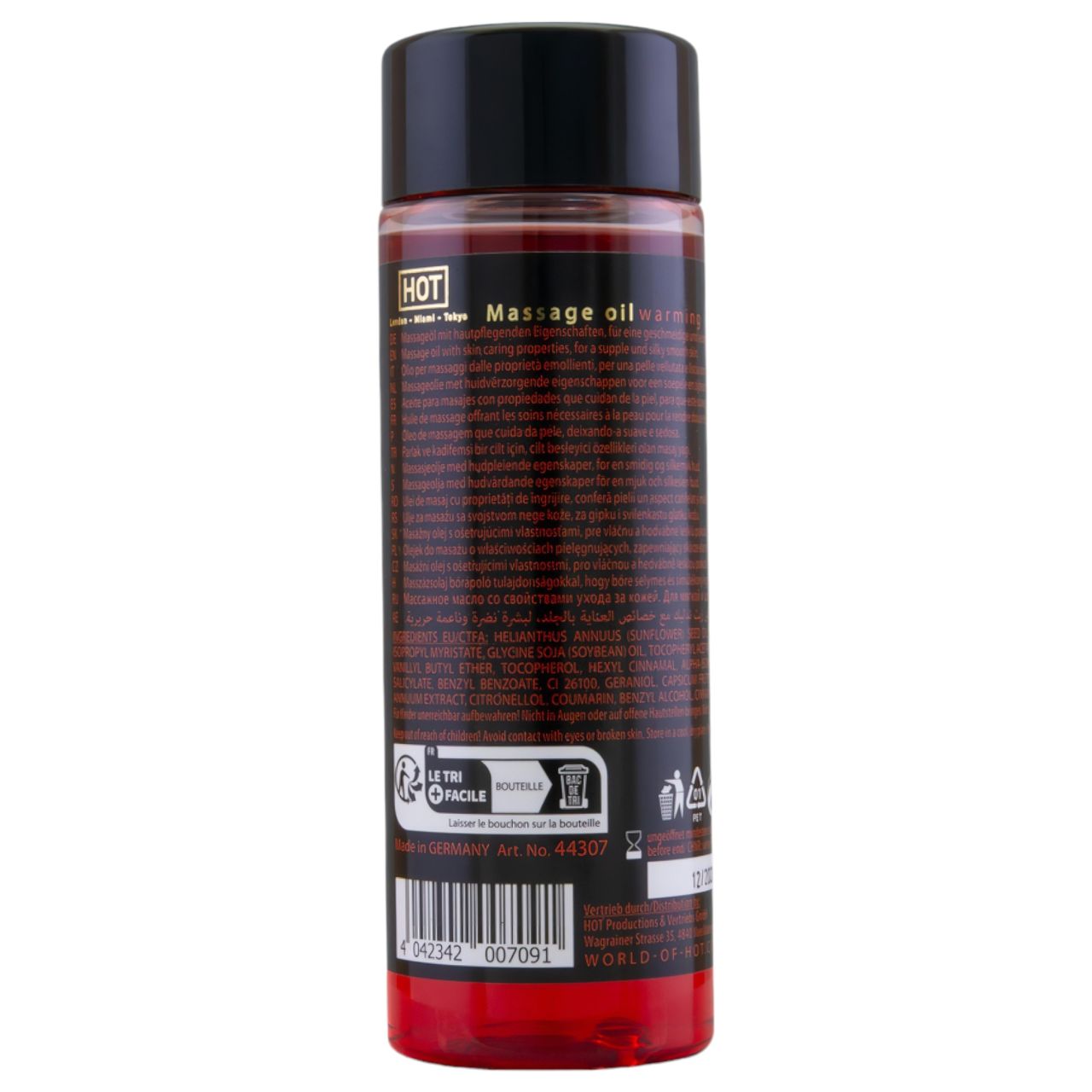 HOT bőrápoló masszázsolaj - melegítő hatású (100ml) HOT bőrápoló masszázsolaj - melegítő hatású (100ml)