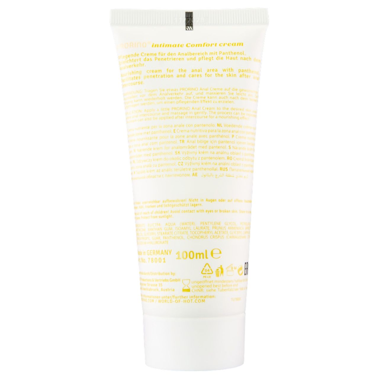 HOT Prorino - anál ápoló krém (100ml) HOT Prorino - anál ápoló krém (100ml)